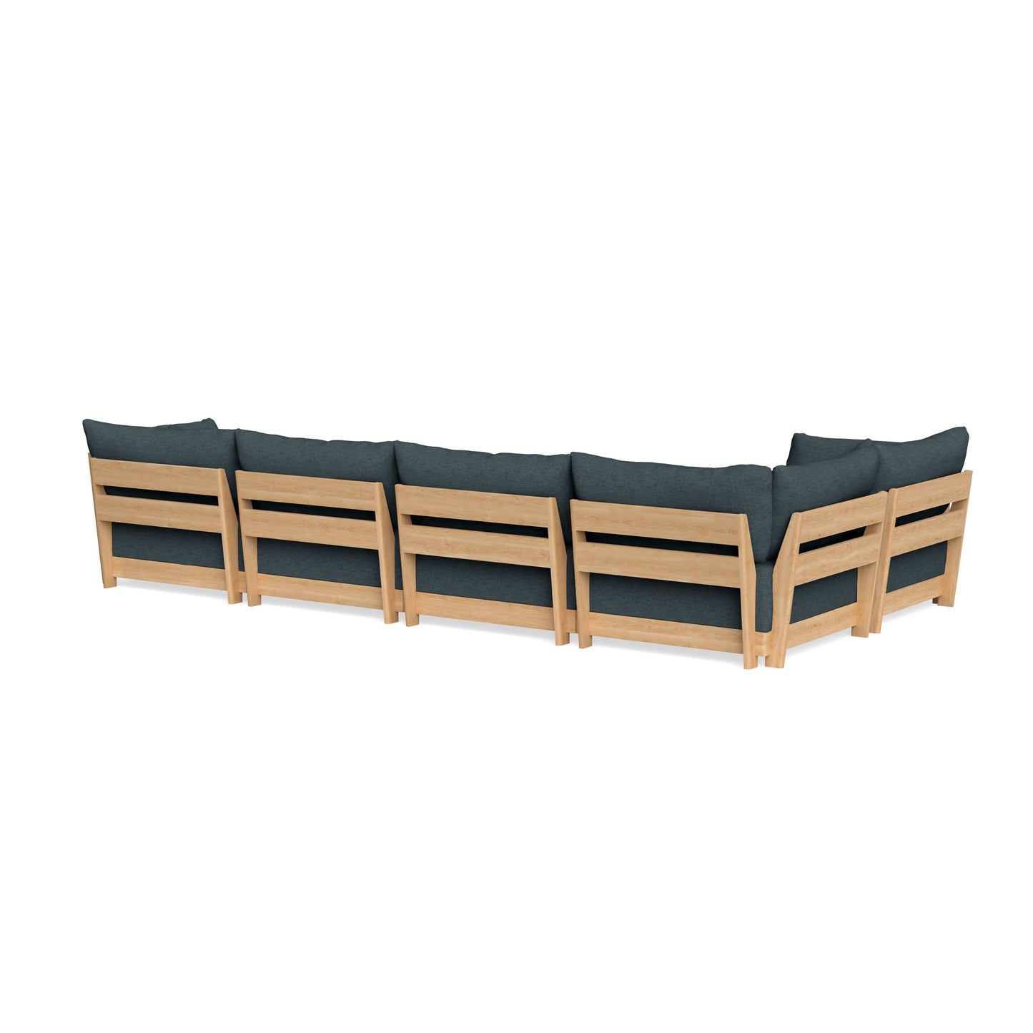Slipcover Only - Modular Bondi 5-Seater L-Sectional in Ocean Gray