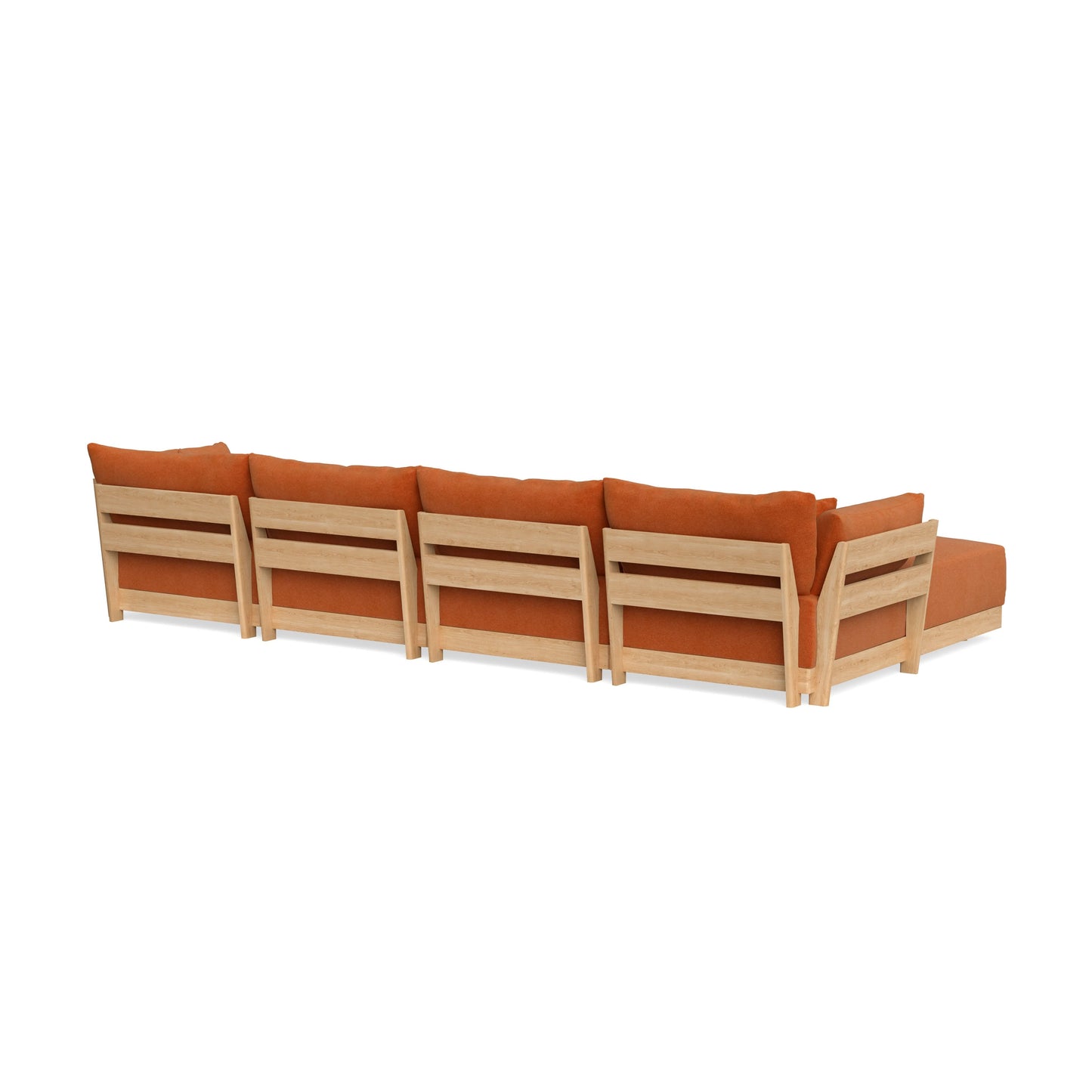 Slipcover Only - Modular Bondi 4-Seater Sectional in Terracotta