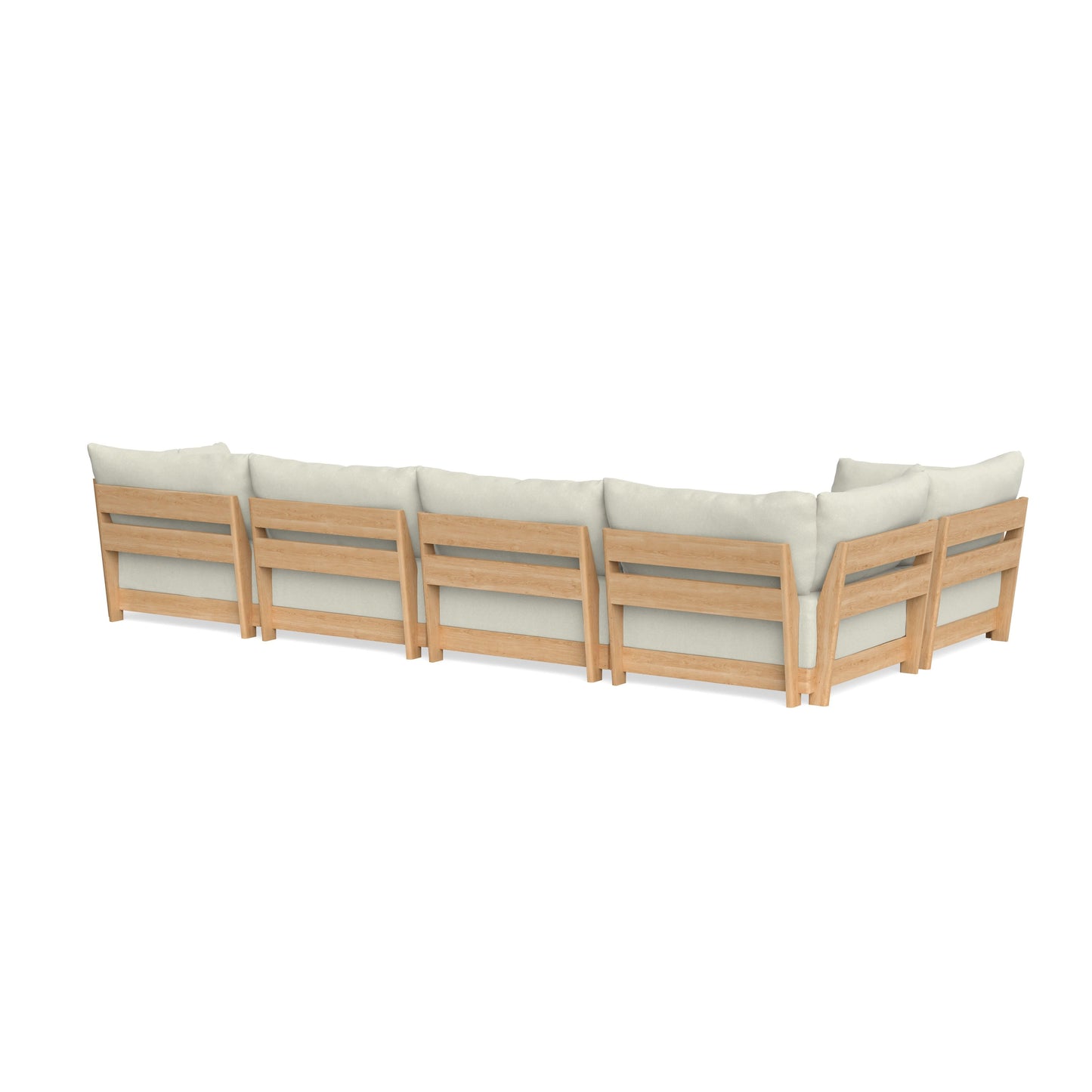 Slipcover Only - Modular Bondi 5-Seater L-Sectional in Eggshell