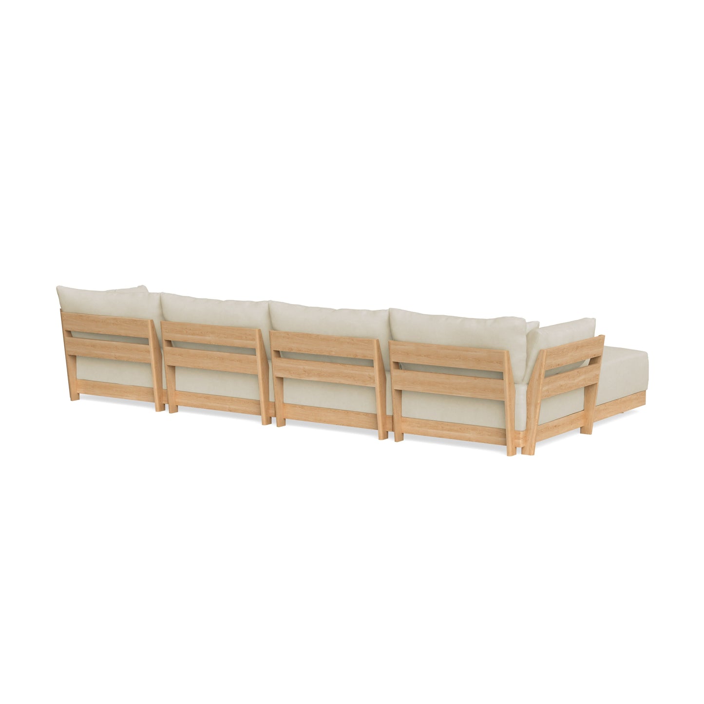 Slipcover Only - Modular Bondi 4-Seater Sectional in Mascarpone