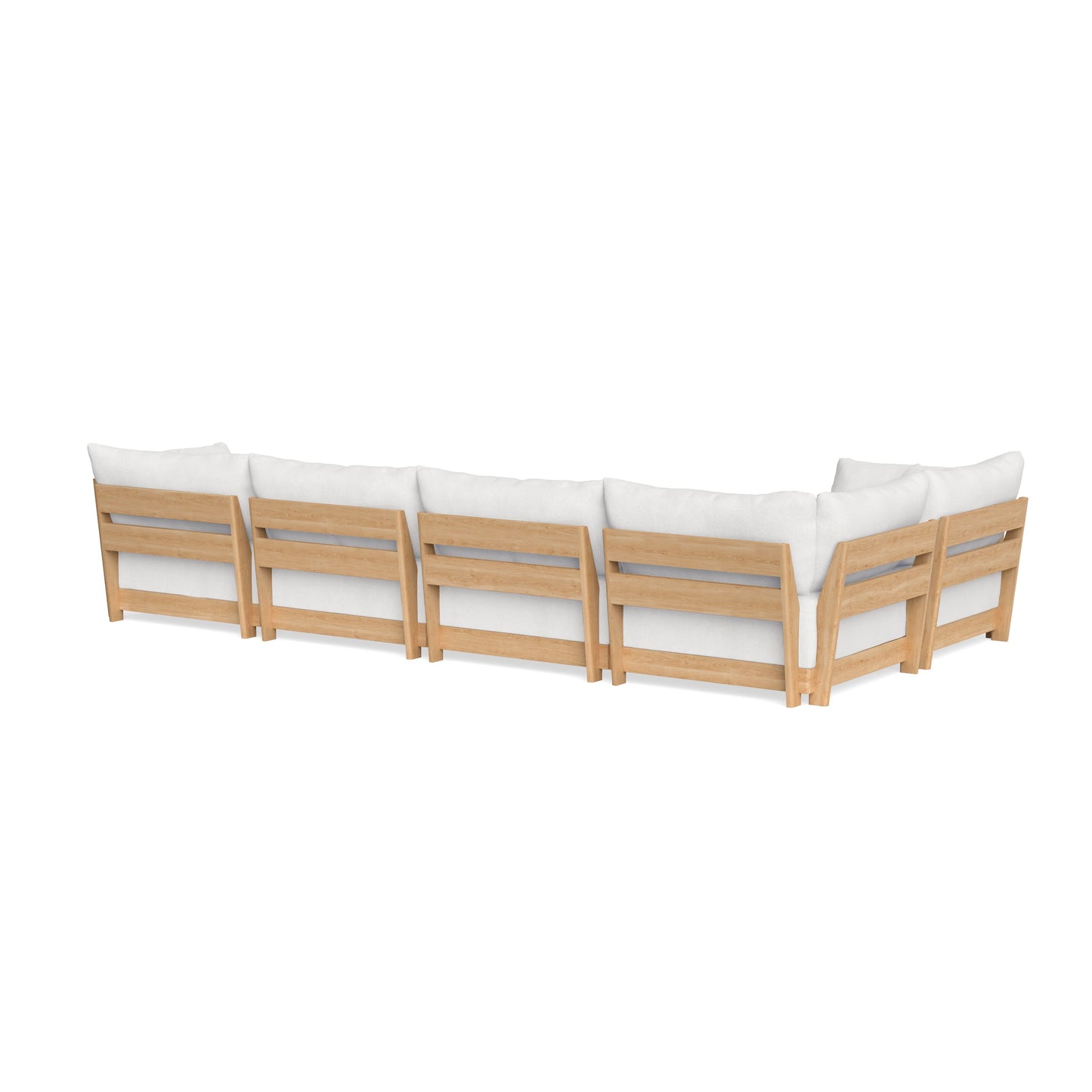 Slipcover Only - Modular Bondi 5-Seater L-Sectional in Snow
