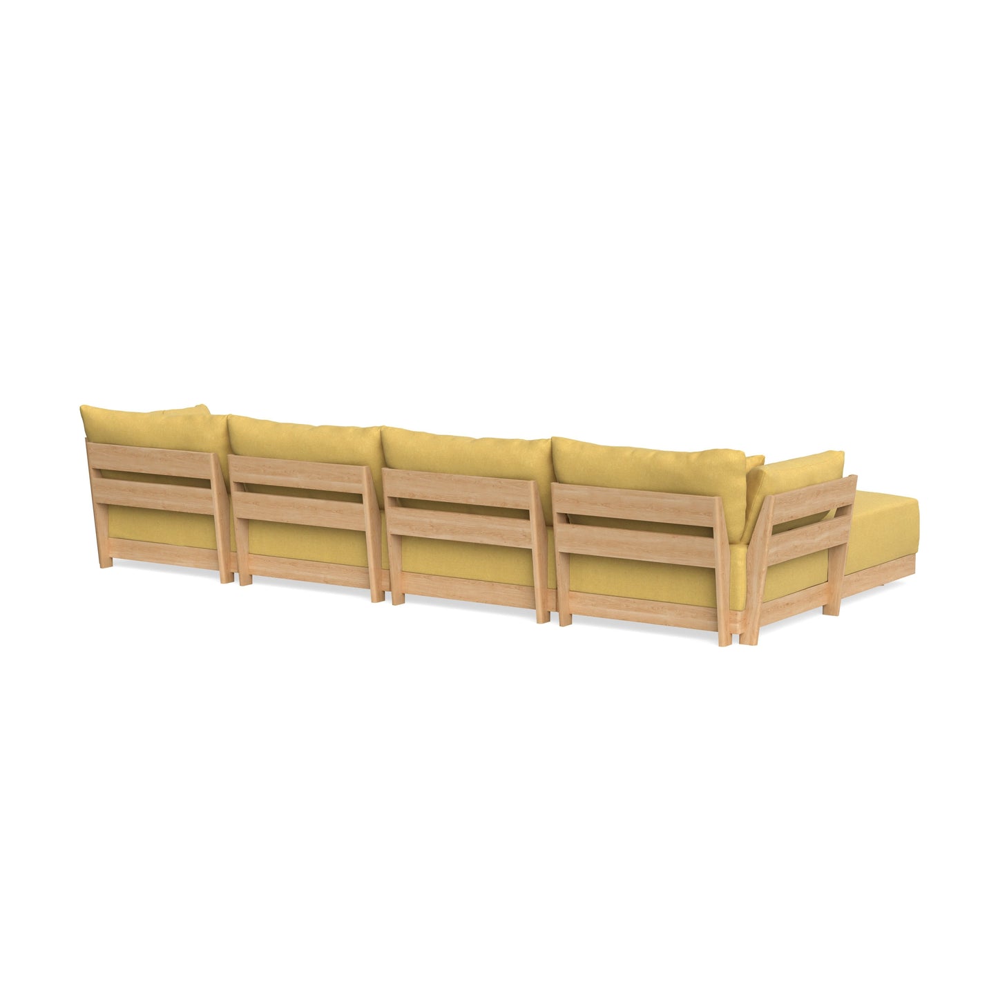 Slipcover Only - Modular Bondi 4-Seater Sectional in Goldenrod