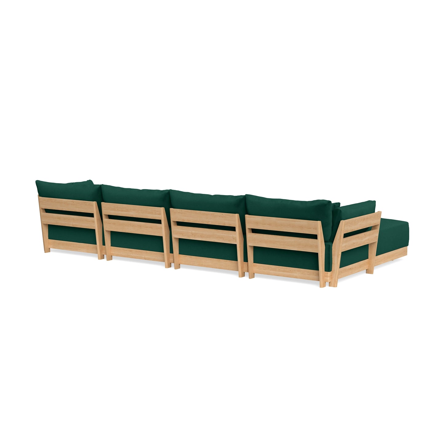 Slipcover Only - Modular Bondi 4-Seater U-Sectional in Evergreen