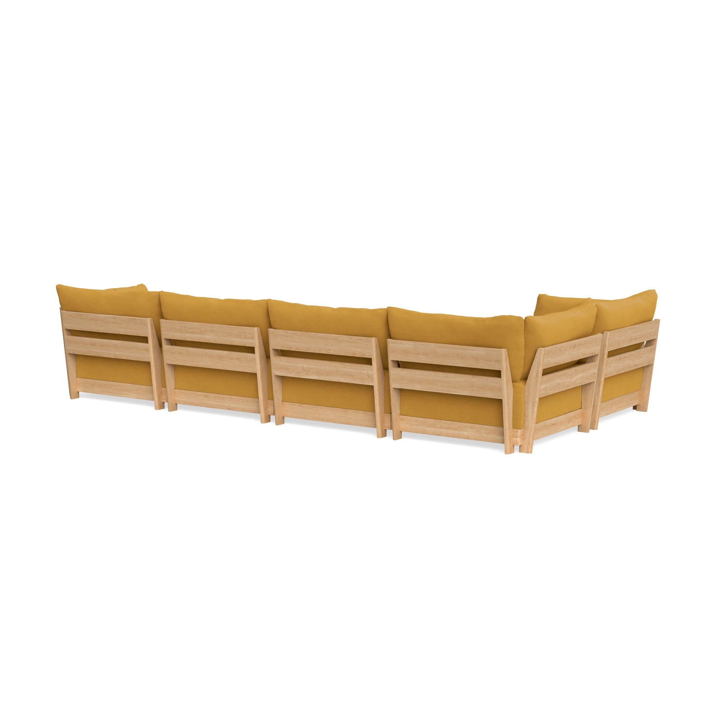 Slipcover Only - Modular Bondi 5-Seater L-Sectional in Honey