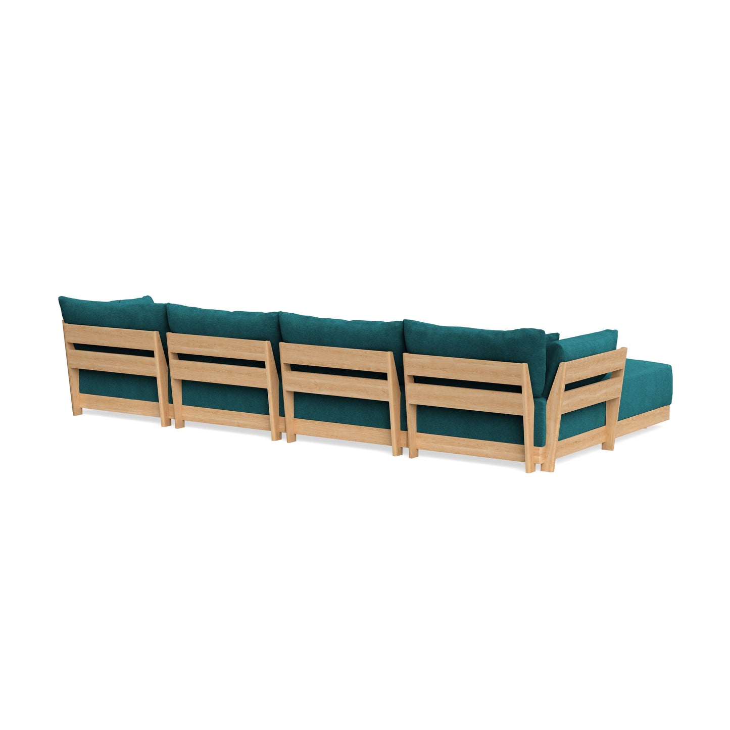 Slipcover Only - Modular Bondi 4-Seater Sectional in Ocean