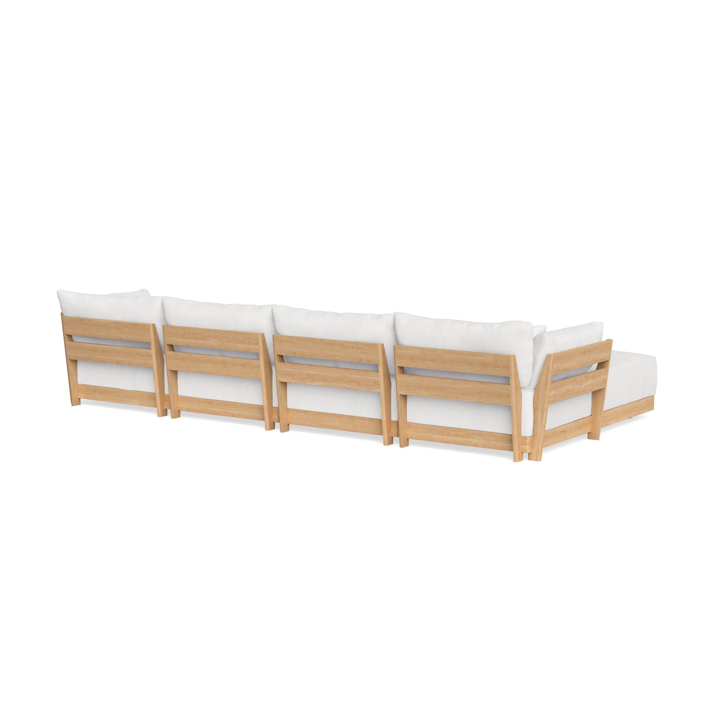 Slipcover Only - Modular Bondi 4-Seater U-Sectional in Snow