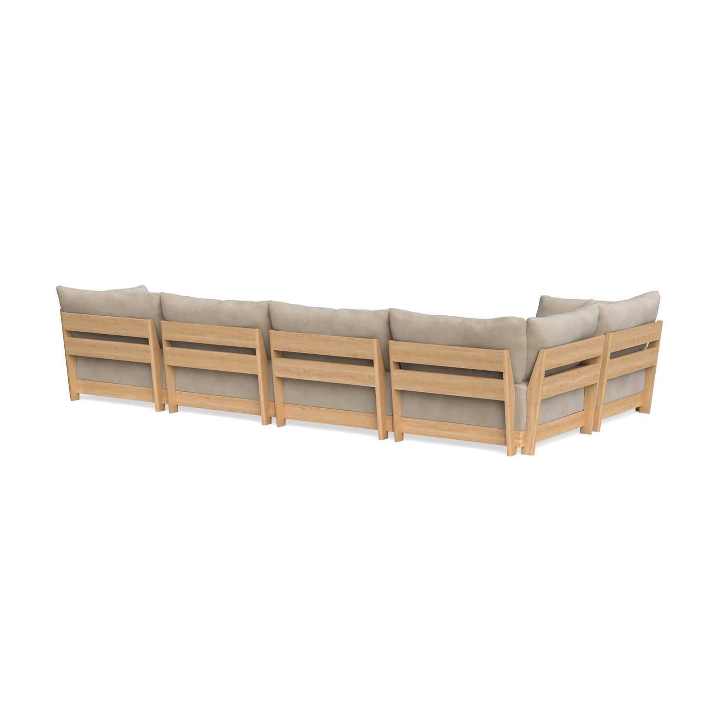 Slipcover Only - Modular Bondi 5-Seater L-Sectional in Oyster