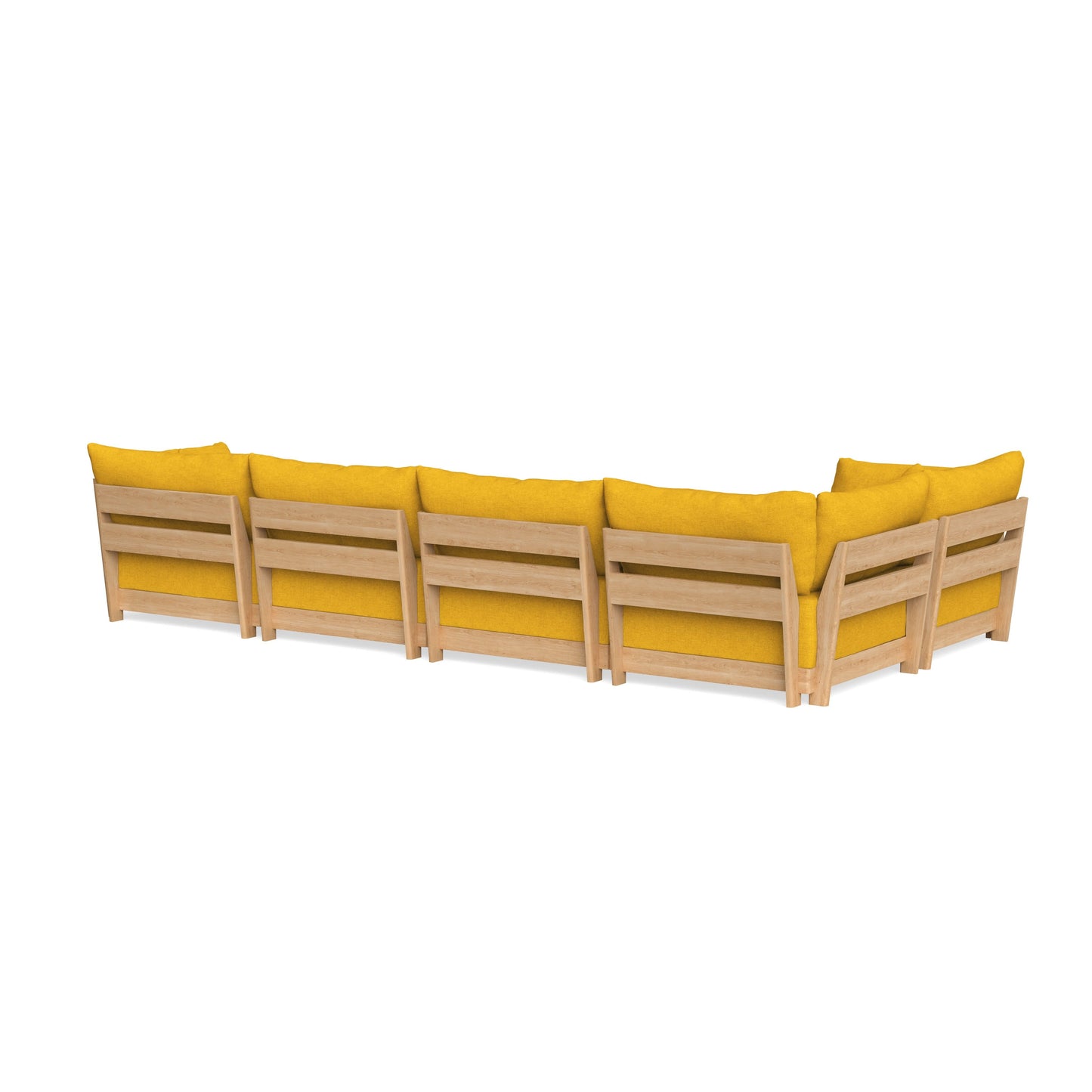 Slipcover Only - Modular Bondi 5-Seater L-Sectional in Sunflower
