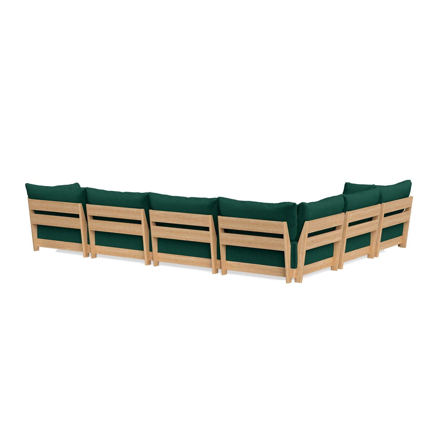 Slipcover Only - Modular Bondi 6-Seater Corner Sectional in Evergreen