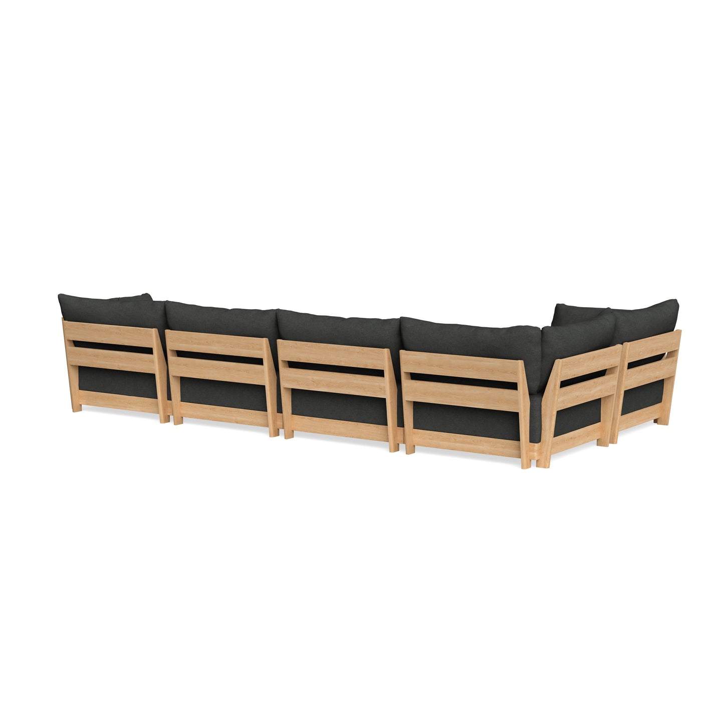 Slipcover Only - Modular Bondi 5-Seater L-Sectional in Raven Gray