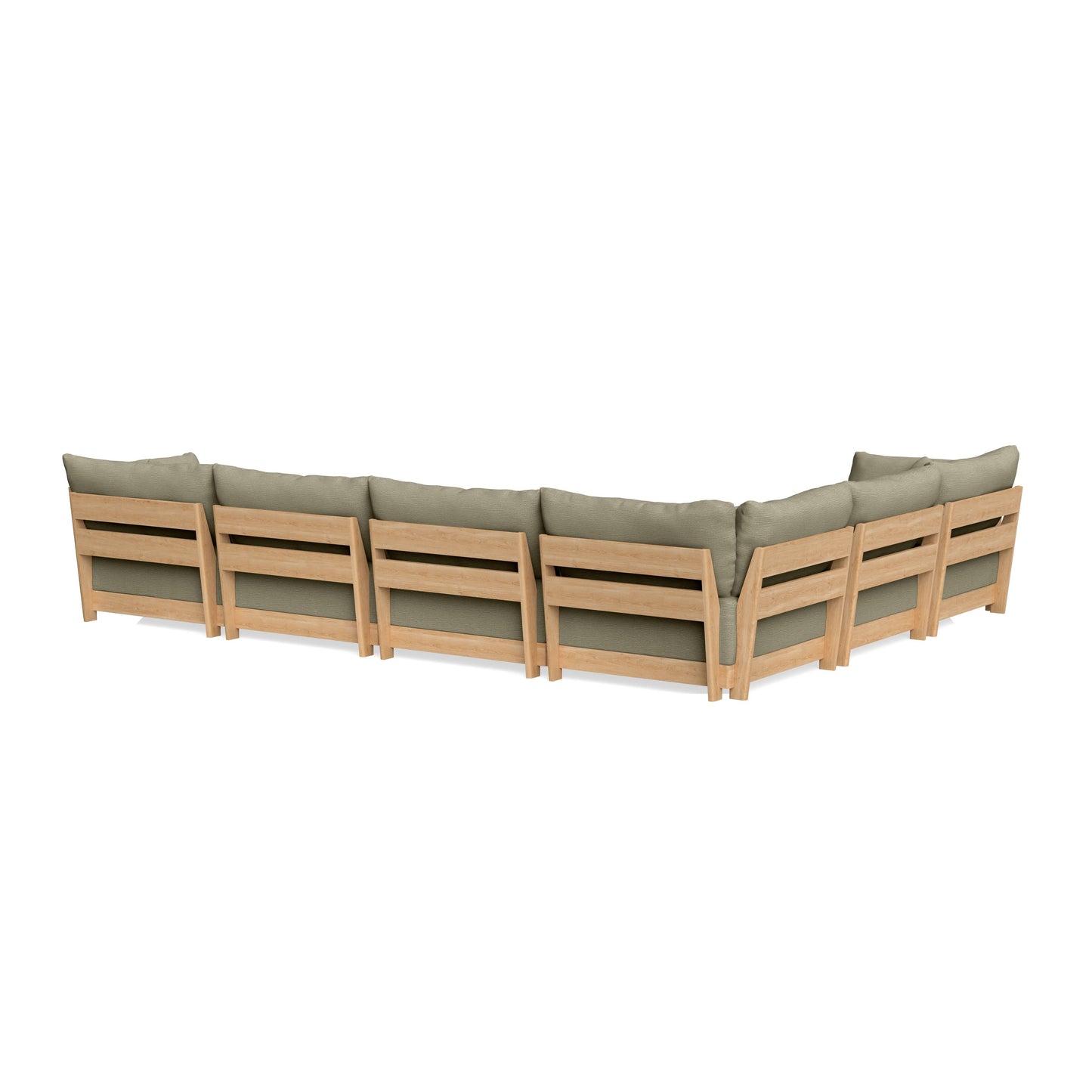 Modular Bondi Latte 6-Seater Corner Sectional in Cappuccino | Classic Blend