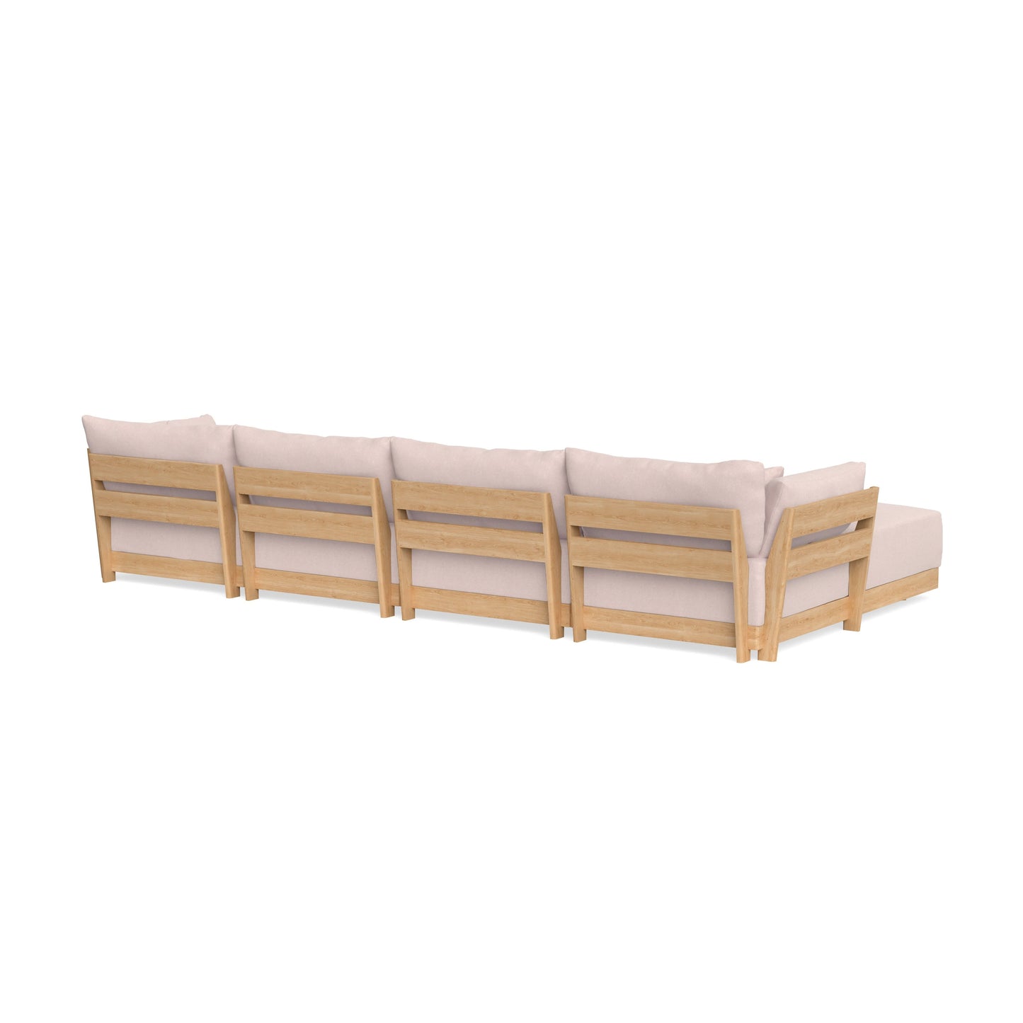 Slipcover Only - Modular Bondi 4-Seater U-Sectional in Peony