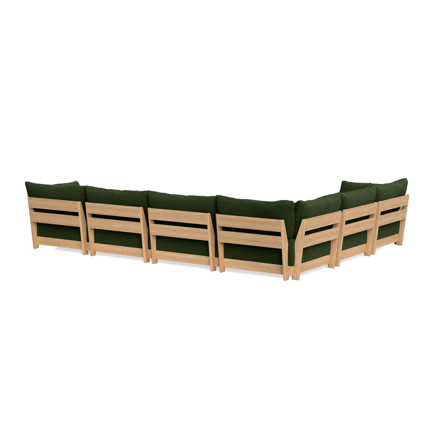 Slipcover Only - Modular Bondi 6-Seater Corner Sectional in Tuscan Green