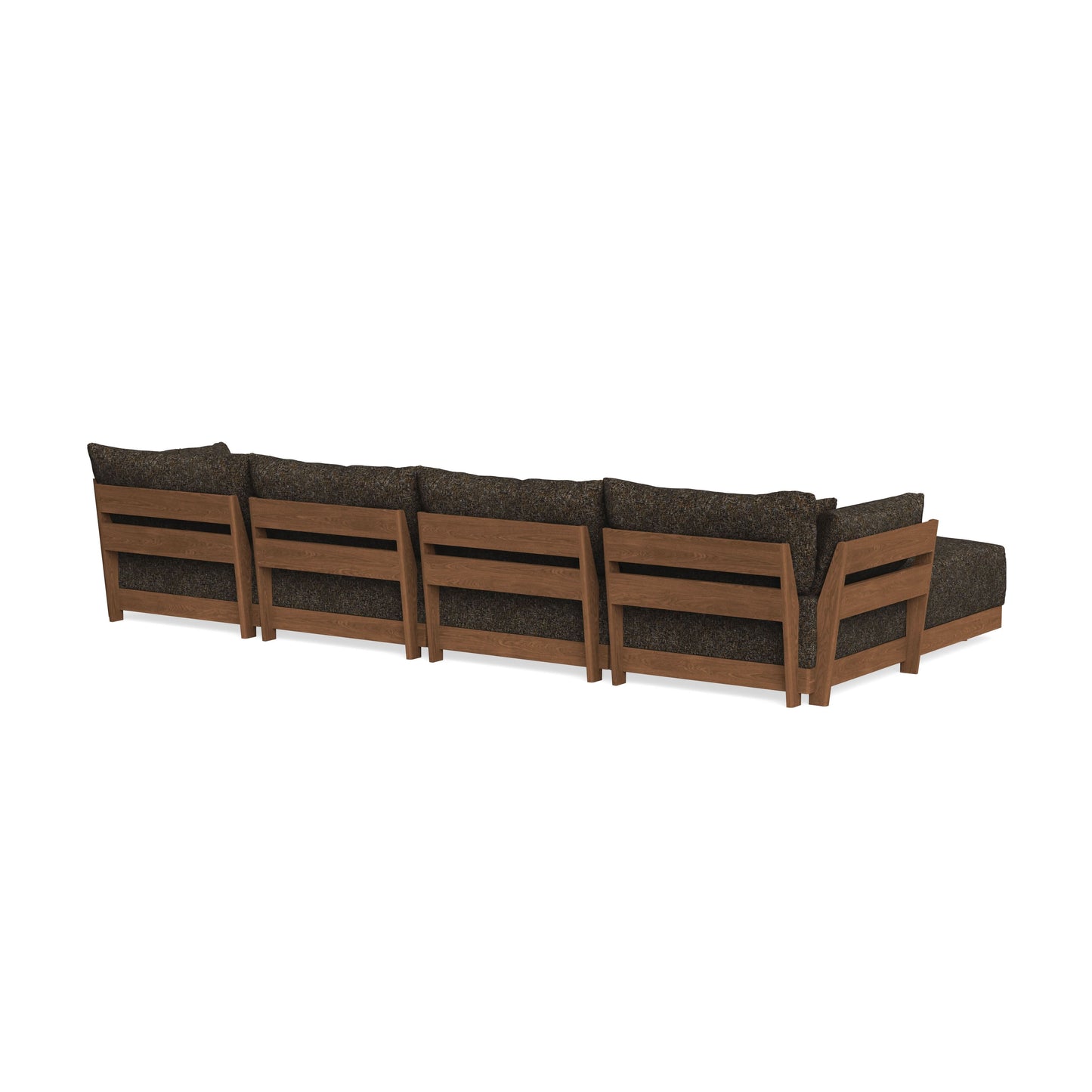 Modular Bondi Espresso 4-Seater Sectional in Phantom | Classic Blend