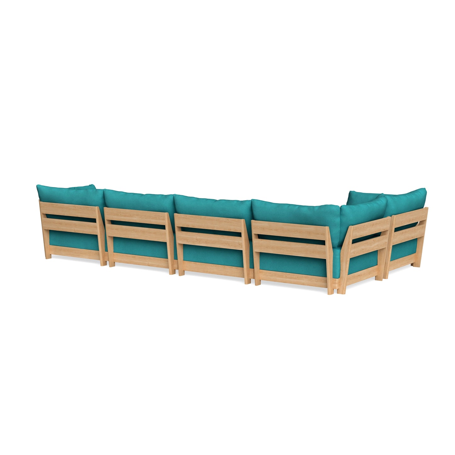 Slipcover Only - Modular Bondi 5-Seater L-Sectional in Pool