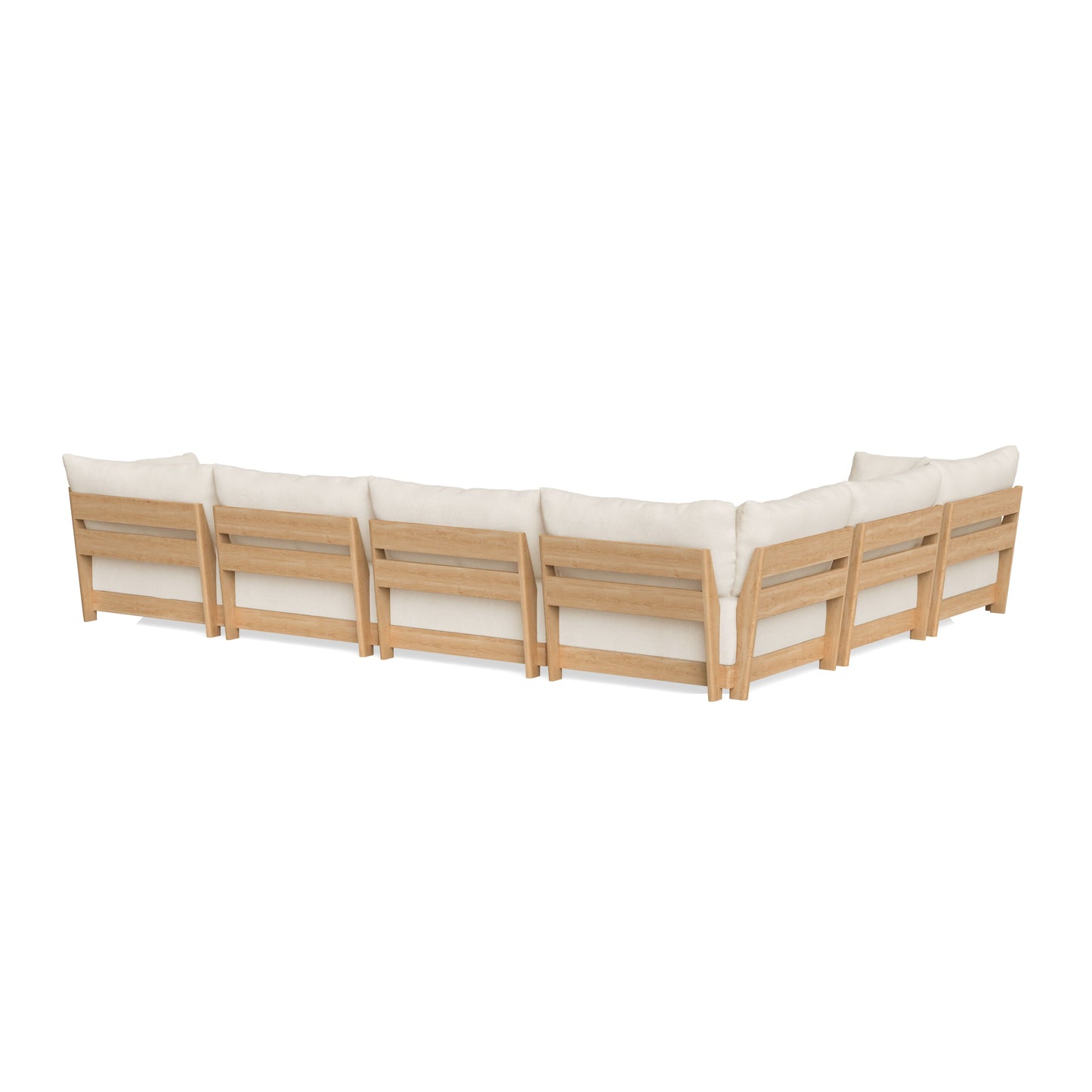 Slipcover Only - Modular Bondi 6-Seater Corner Sectional in Powder