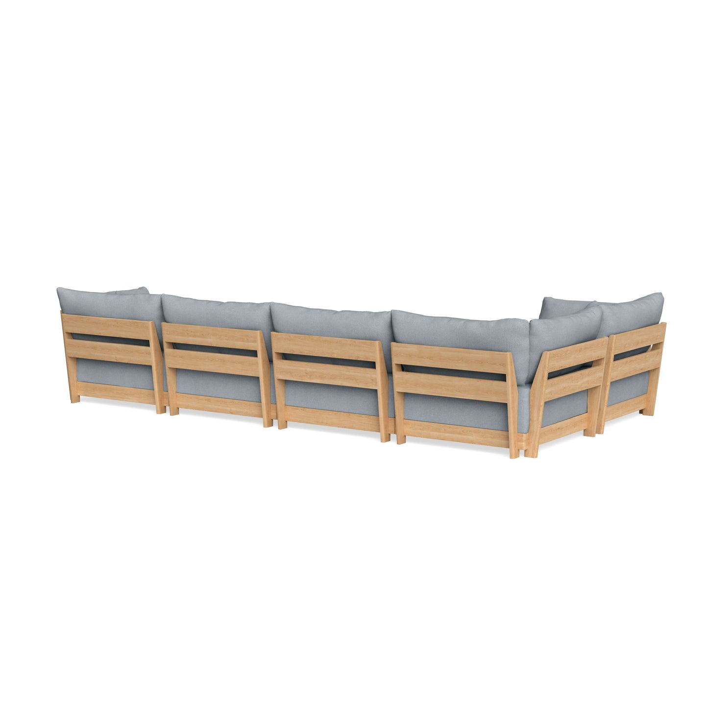 Slipcover Only - Modular Bondi 5-Seater L-Sectional in Ash