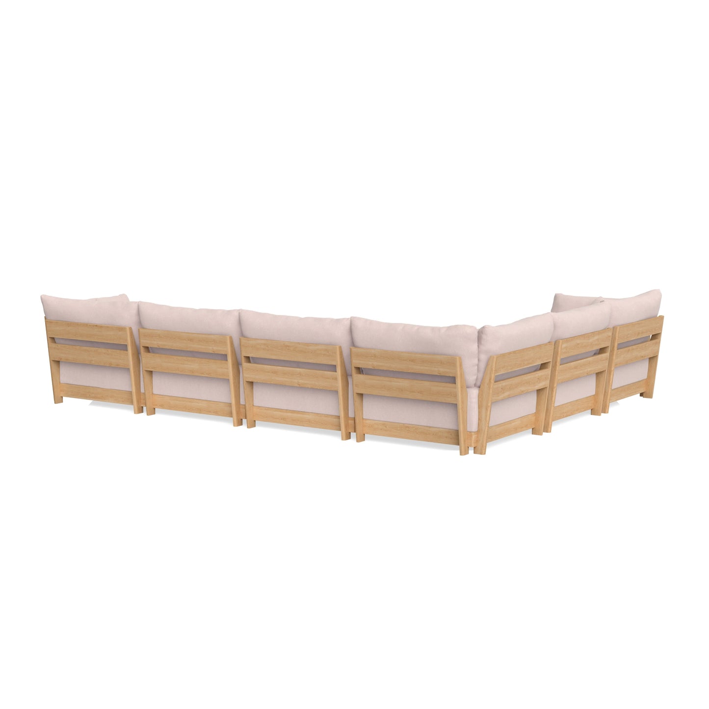 Slipcover Only - Modular Bondi 6-Seater Corner Sectional in Peony