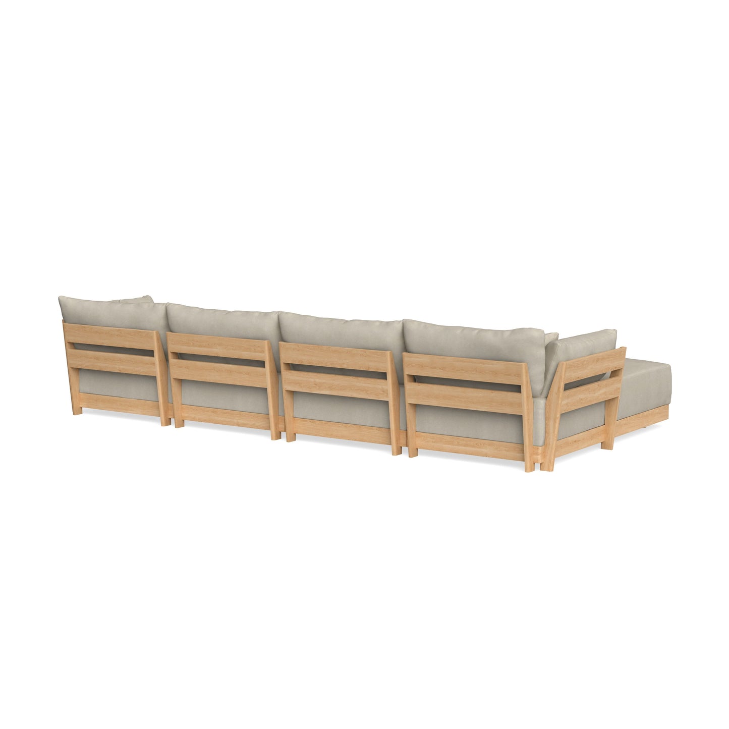 Slipcover Only - Modular Bondi 4-Seater Sectional in Almond