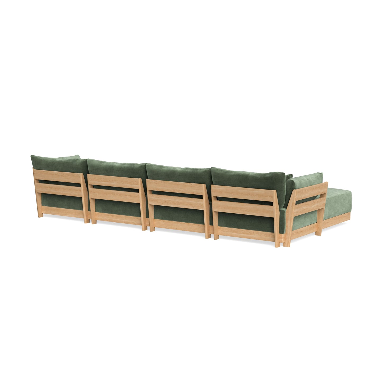 Slipcover Only - Modular Bondi 4-Seater Sectional in Rosemary
