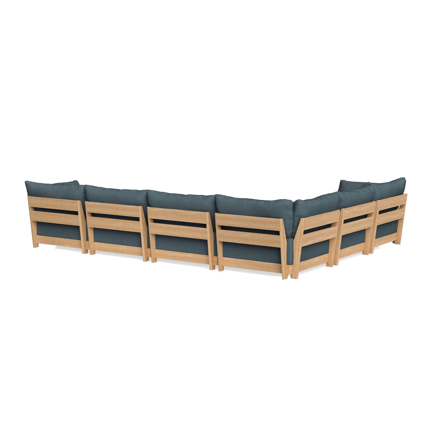 Slipcover Only - Modular Bondi 6-Seater Corner Sectional in Slate Blue