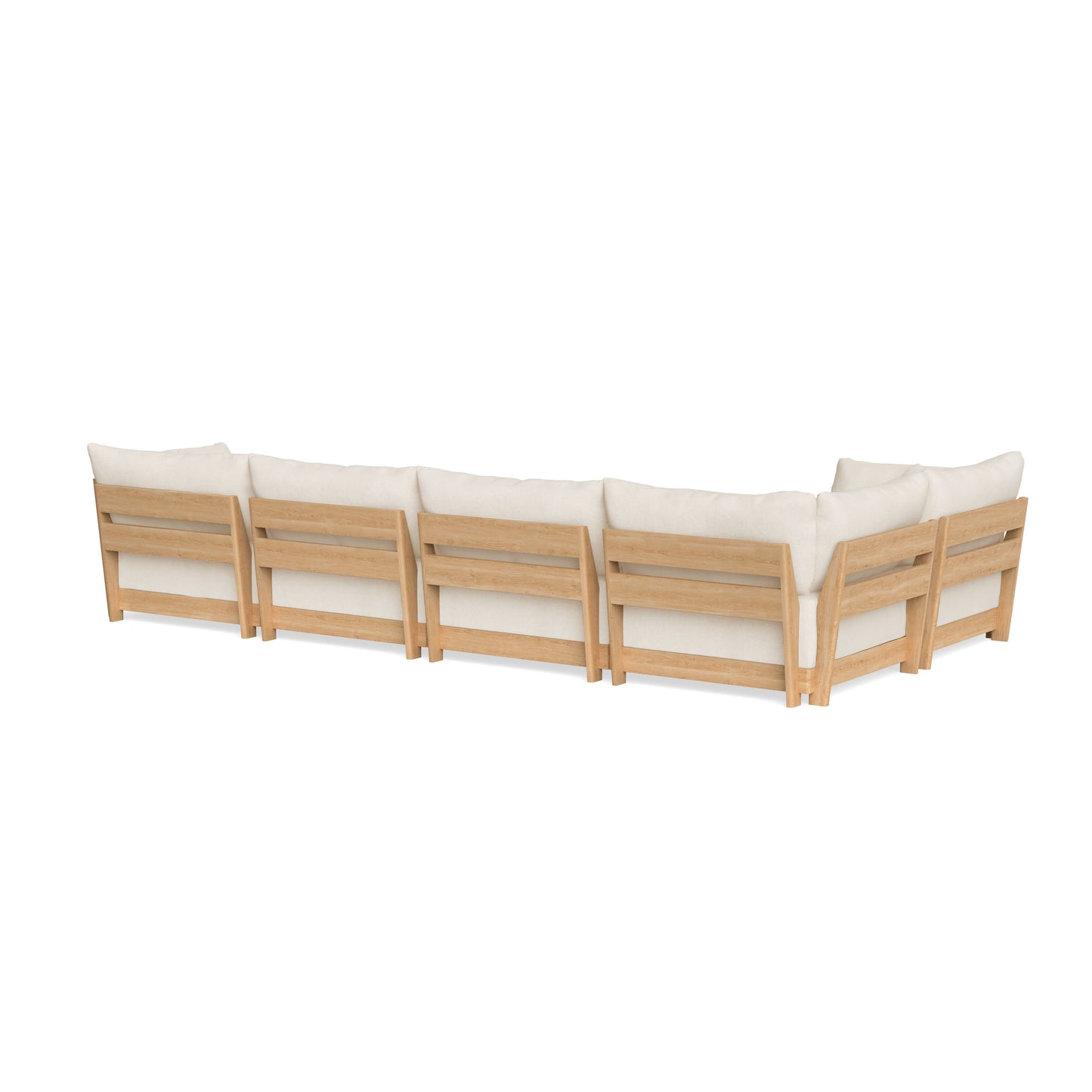 Slipcover Only - Modular Bondi 5-Seater L-Sectional in Powder