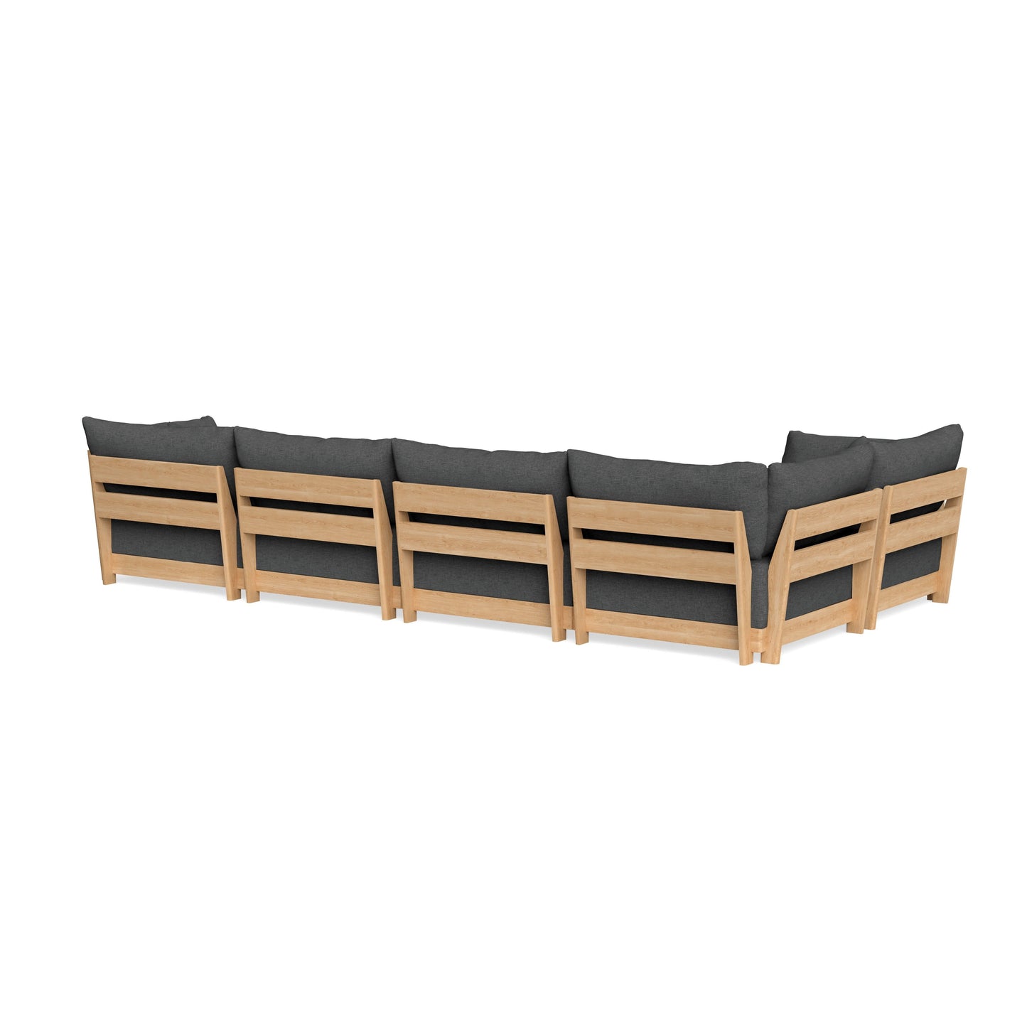 Slipcover Only - Modular Bondi 5-Seater L-Sectional in Pebble
