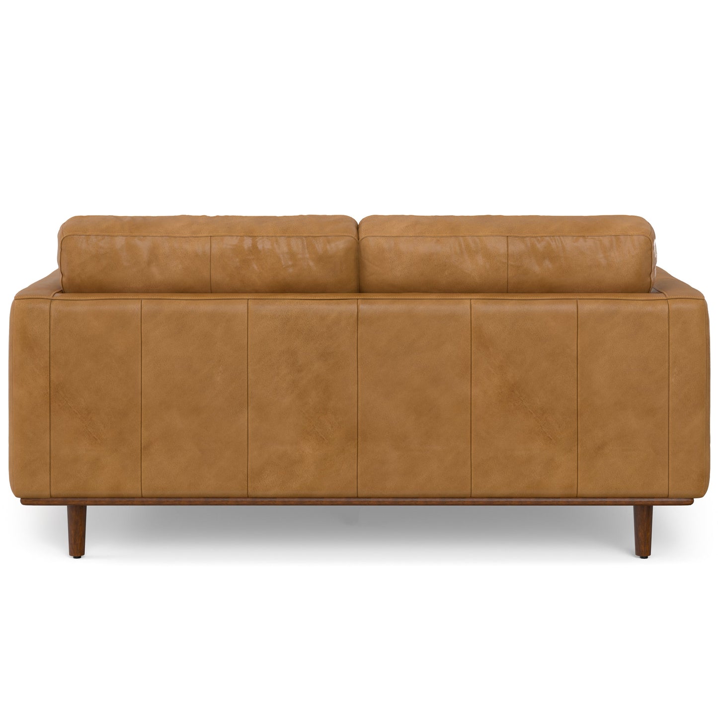 Luminae 72" Upholstered Sofa with 2 Bolster Pillows and Loose Back Cushions