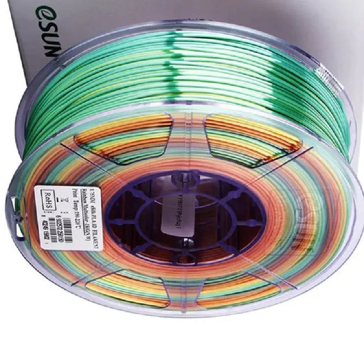 eSUN PLA 3D Printer Filament 1.75mm 1kg (Silk Rainbow)