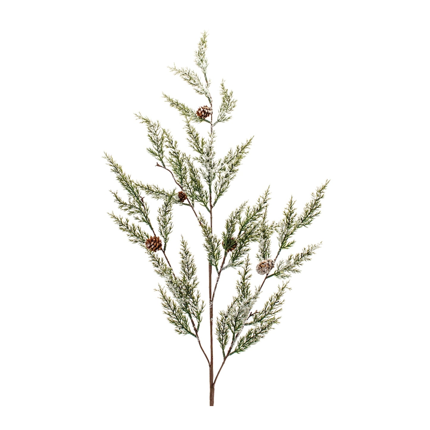 Icy Pine Spray with Pinecones, Set of 2