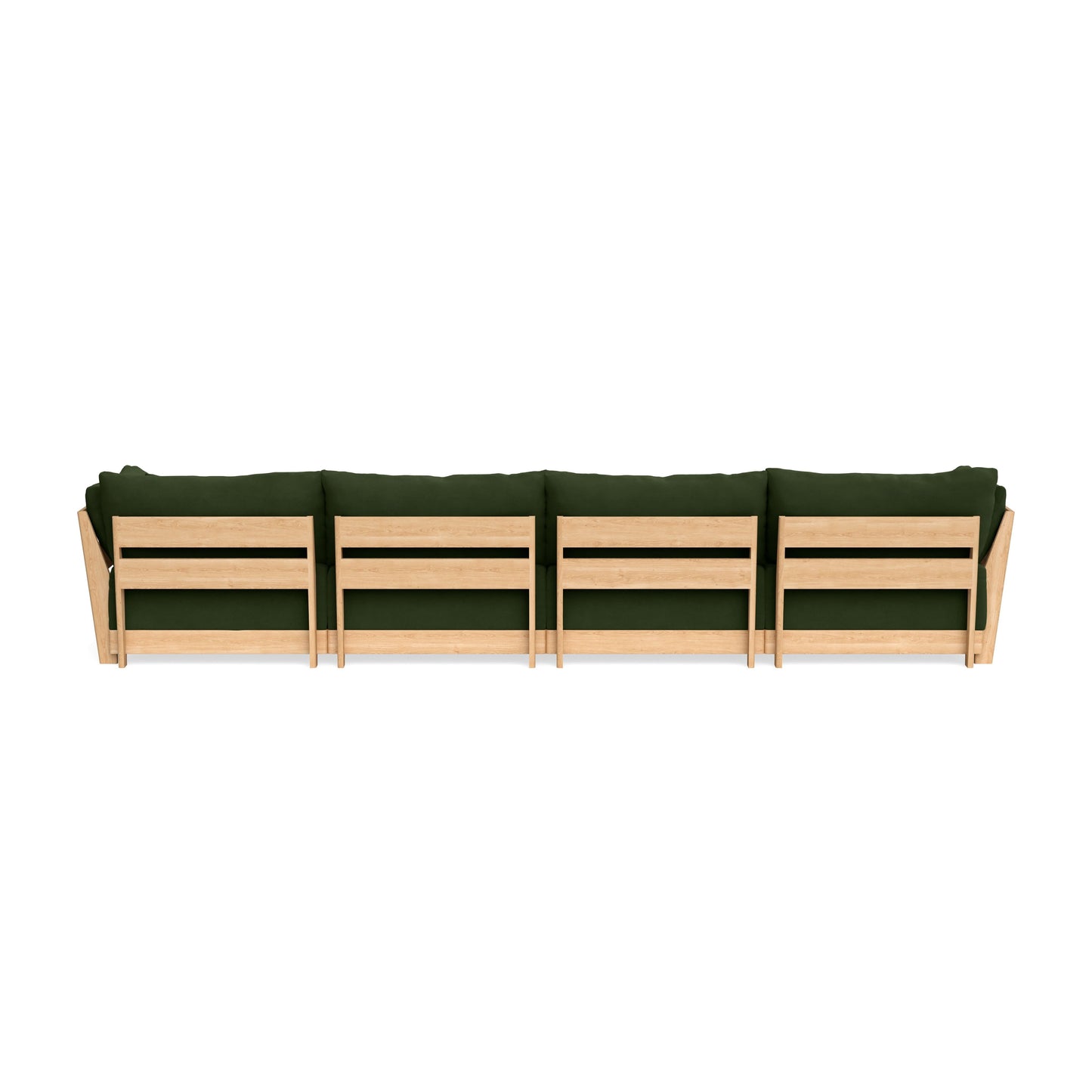 Slipcover Only - Modular Bondi 4-Seater U-Sectional in Tuscan Green