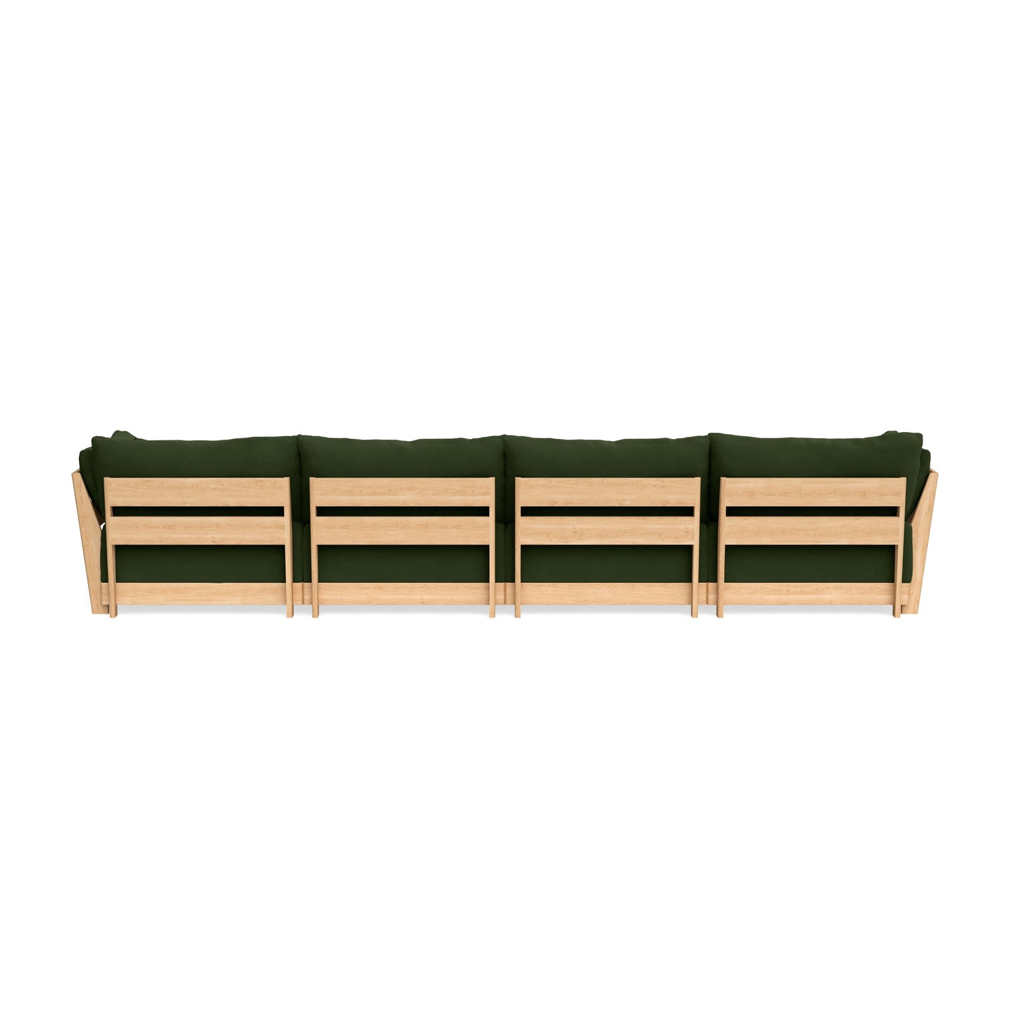 Slipcover Only - Modular Bondi 4-Seater Sectional in Tuscan Green