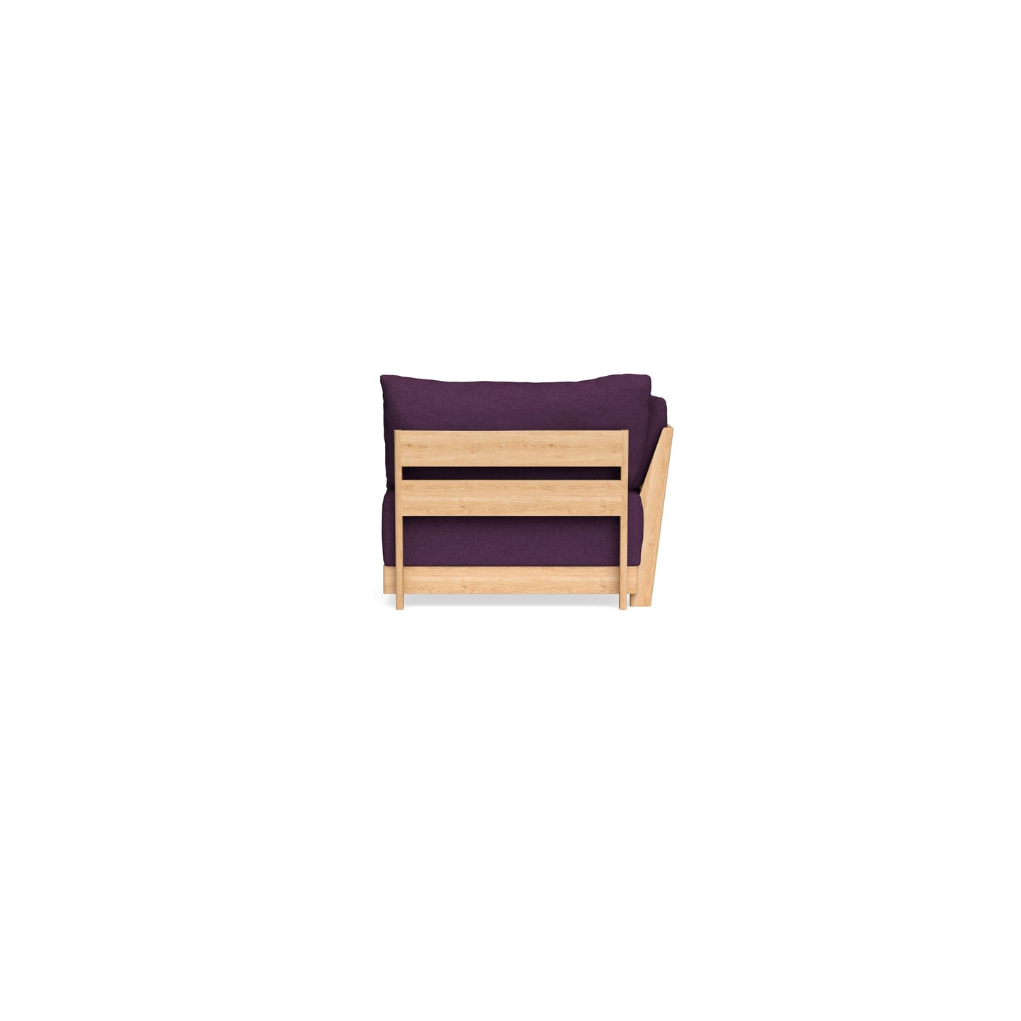 Slipcover Only - Modular Bondi End Chair in Aubergine