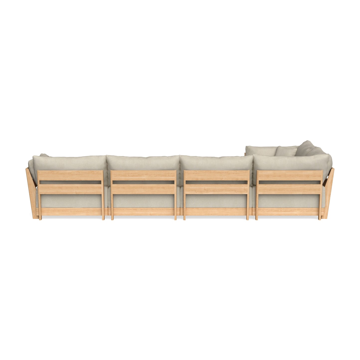 Slipcover Only - Modular Bondi 5-Seater L-Sectional in Almond