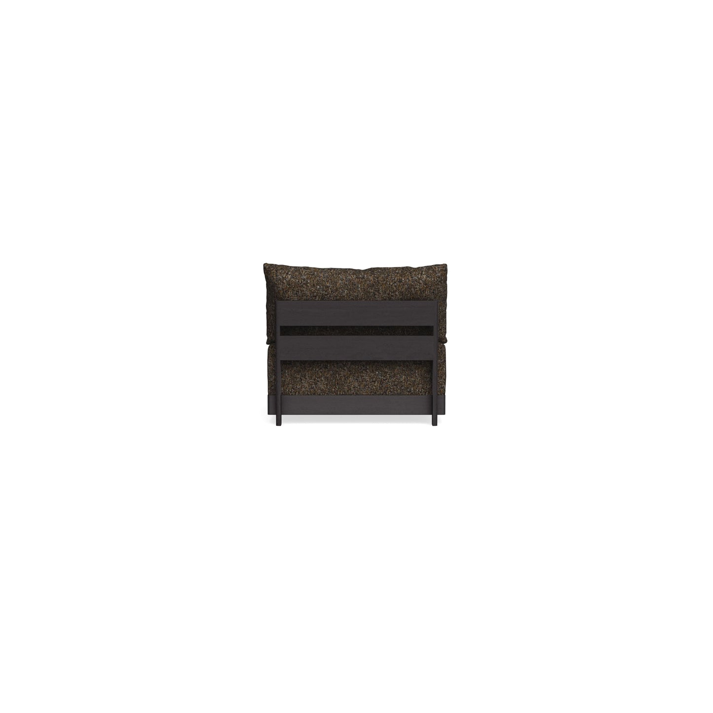 Modular Bondi Black Armless Chair in Phantom | Classic Blend