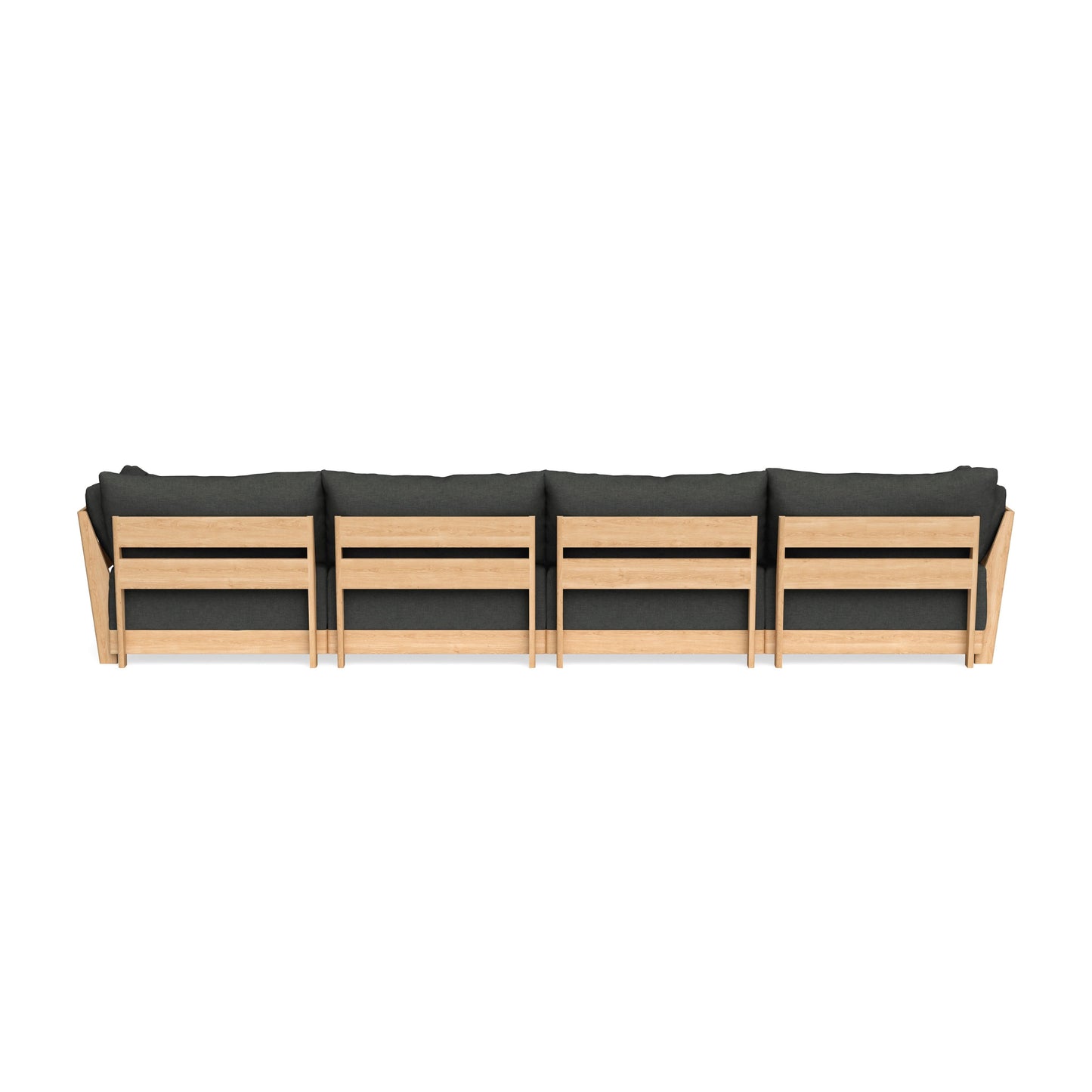 Slipcover Only - Modular Bondi 4-Seater Sectional in Raven Gray