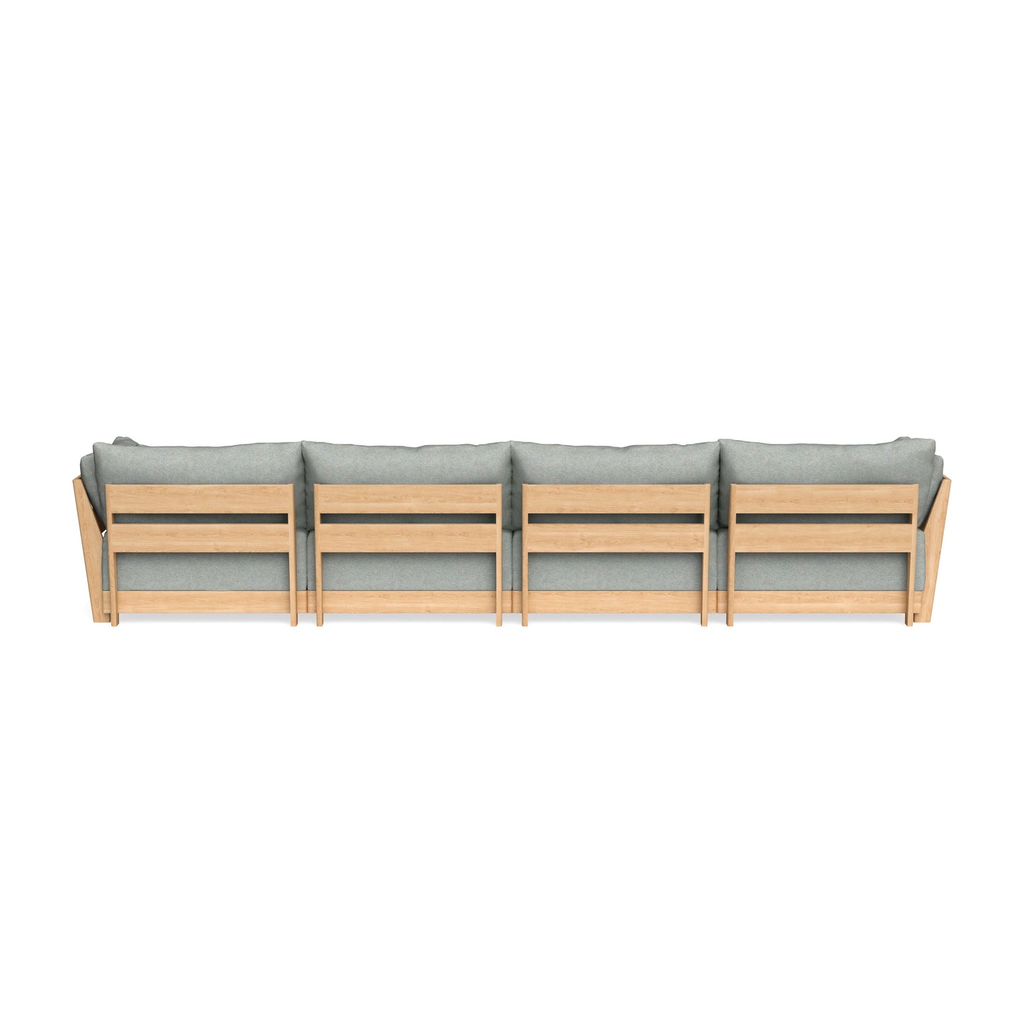 Modular Bondi Latte 4-Seater Sofa in Spa | Classic Blend