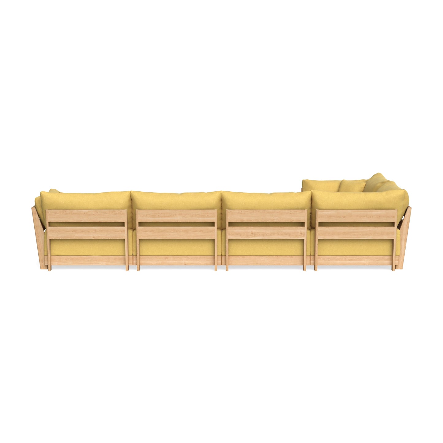 Slipcover Only - Modular Bondi 5-Seater L-Sectional in Goldenrod