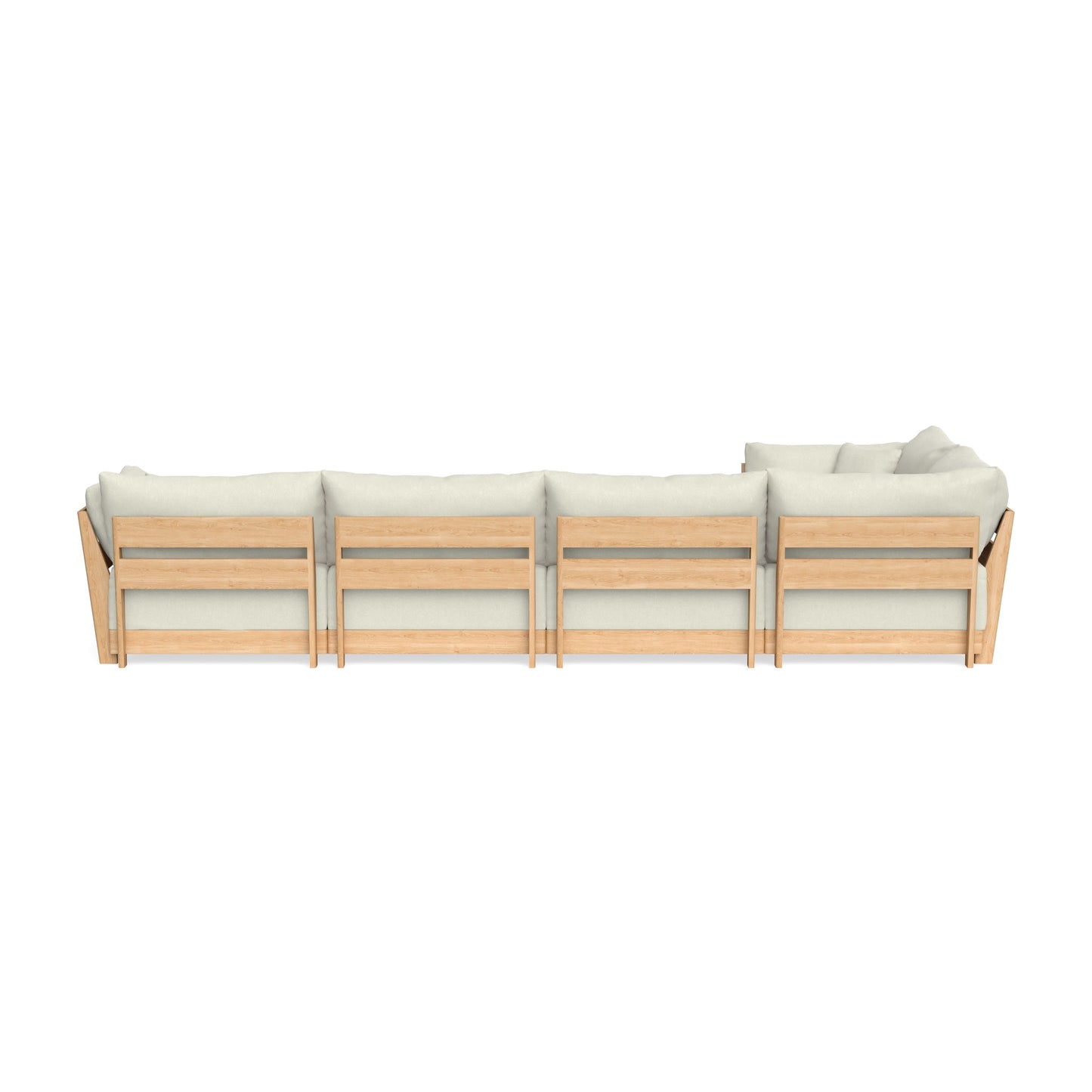 Slipcover Only - Modular Bondi 5-Seater L-Sectional in Eggshell