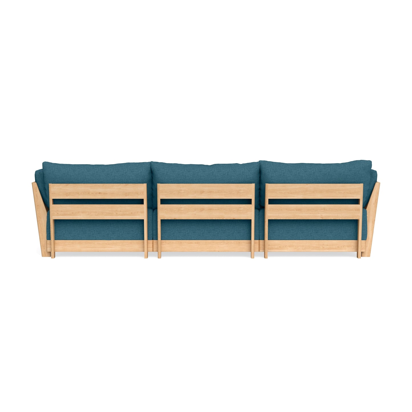 Slipcover Only - Modular Bondi 3-Seater Sectional in Aegean Blue