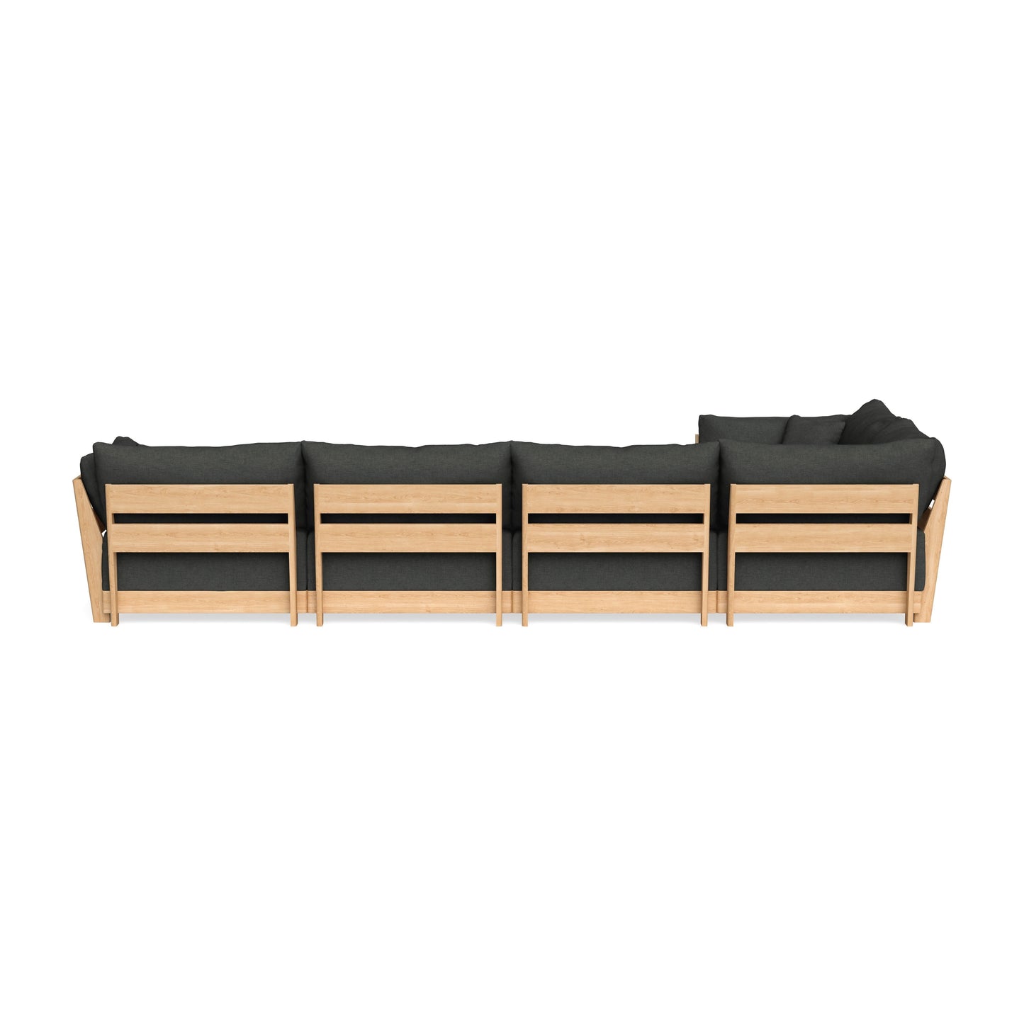 Slipcover Only - Modular Bondi 5-Seater L-Sectional in Raven Gray