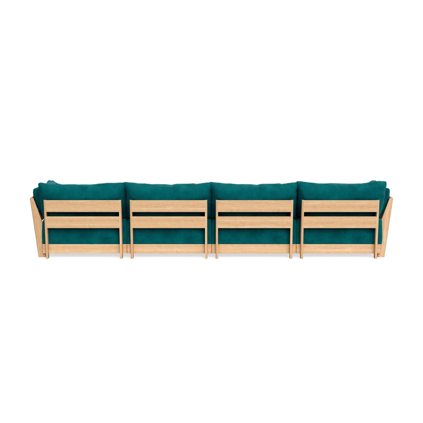 Slipcover Only - Modular Bondi 4-Seater Sectional in Peacock