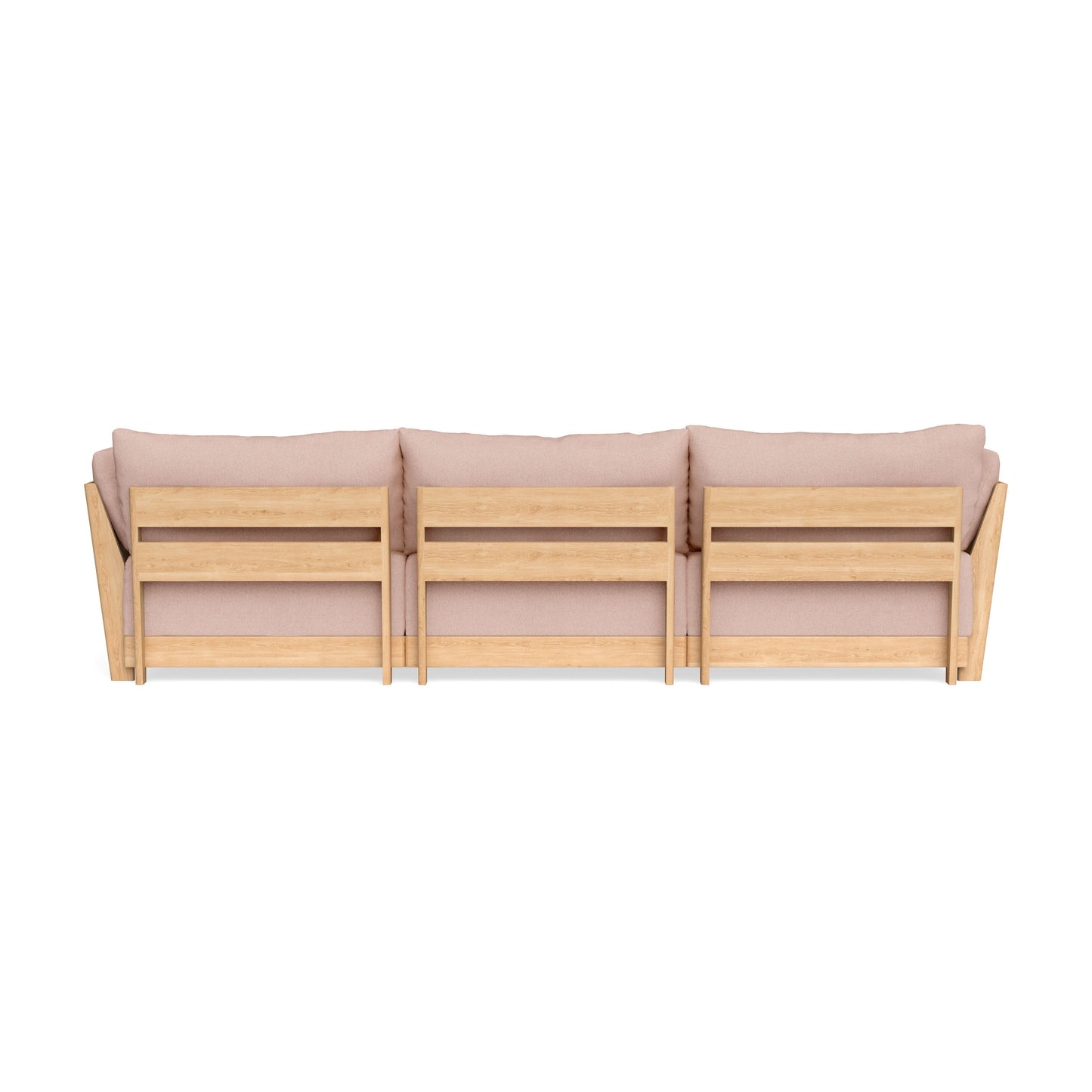 Slipcover Only - Modular Bondi 3-Seater Daybed Sofa Sectional in Rose Quartz