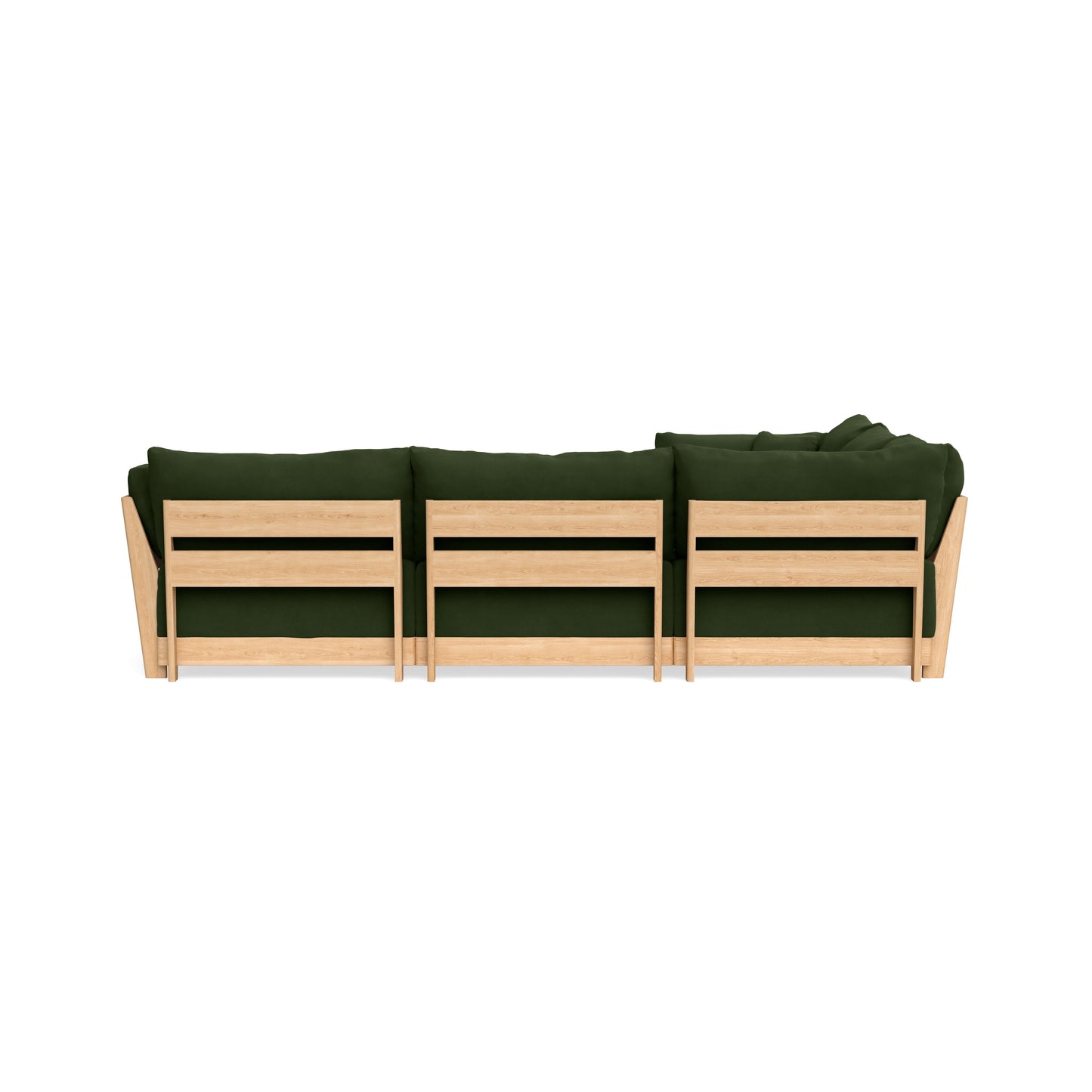 Slipcover Only - Modular Bondi 5-Seater Corner Sectional in Tuscan Green