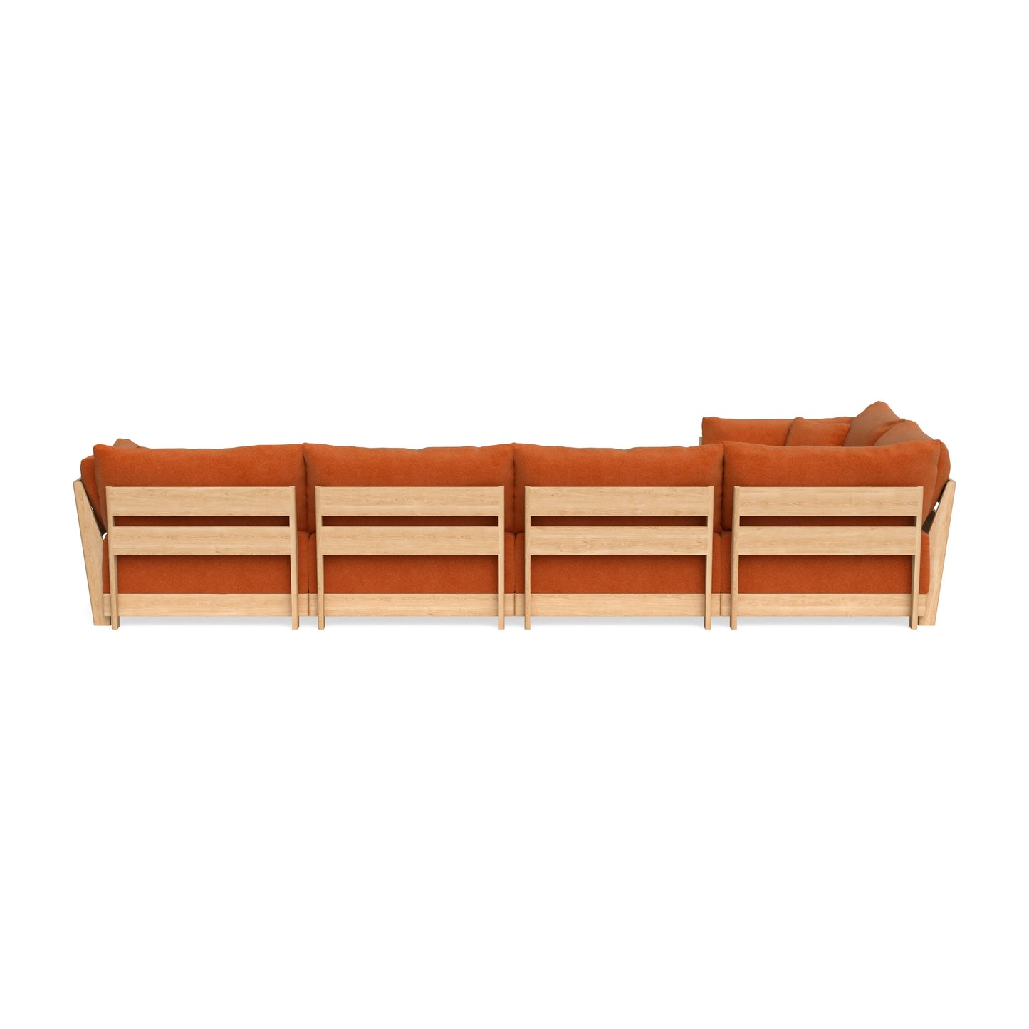 Slipcover Only - Modular Bondi 5-Seater L-Sectional in Terracotta
