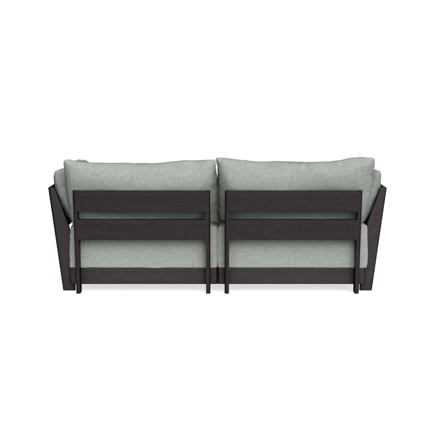Modular Bondi Black 2-Seater Sectional in Spa | Classic Blend