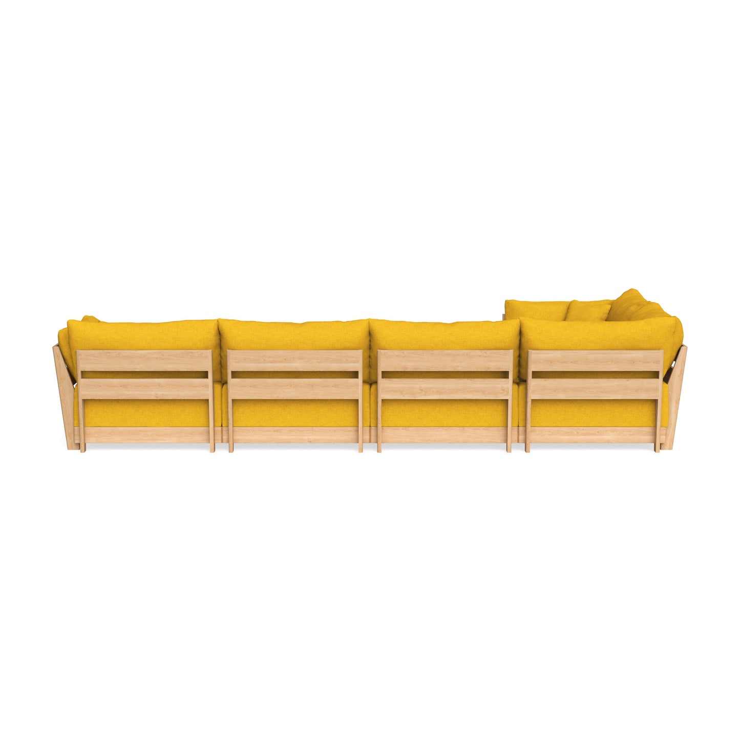 Slipcover Only - Modular Bondi 5-Seater L-Sectional in Sunflower