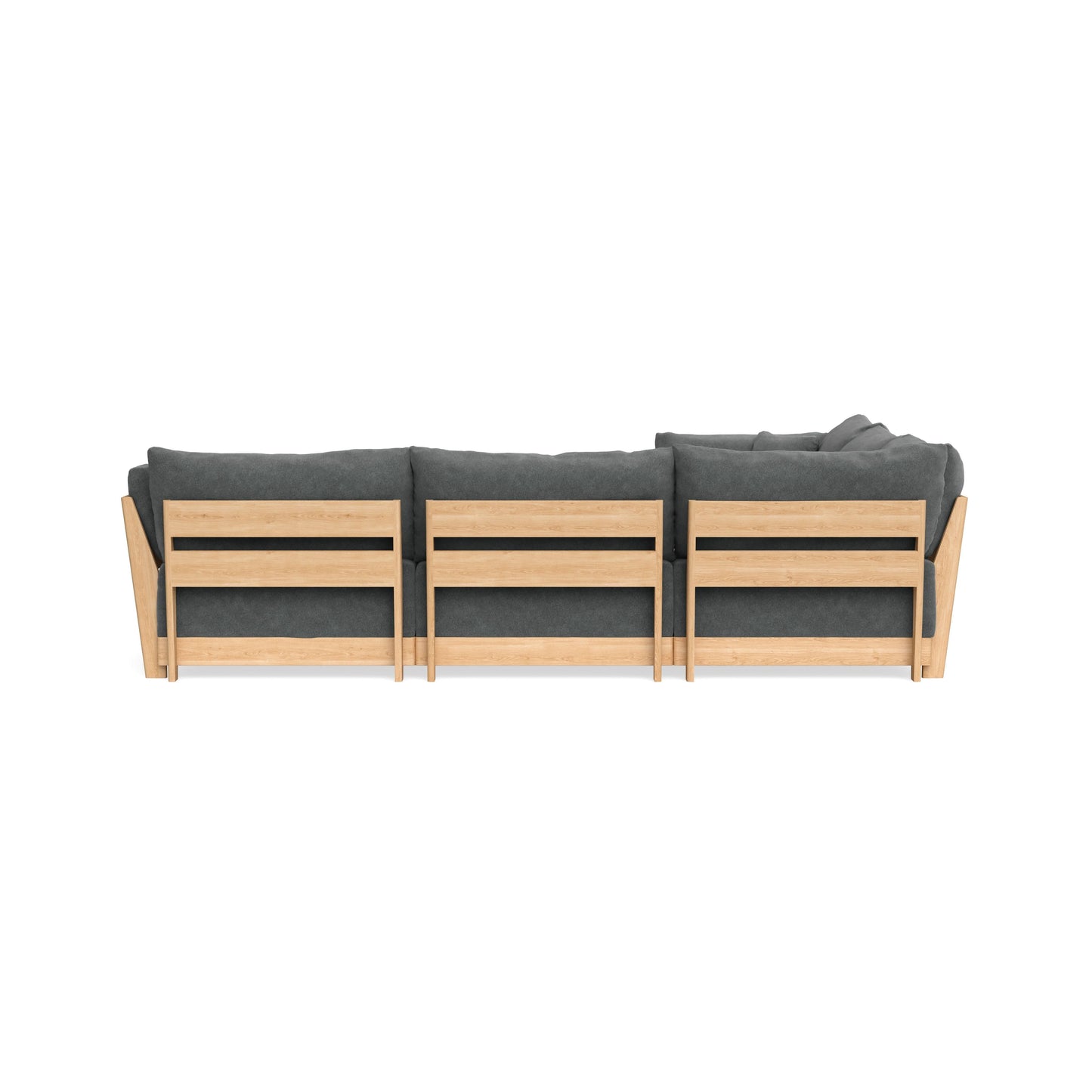 Slipcover Only - Modular Bondi 5-Seater Corner Sectional in Chimney Gray