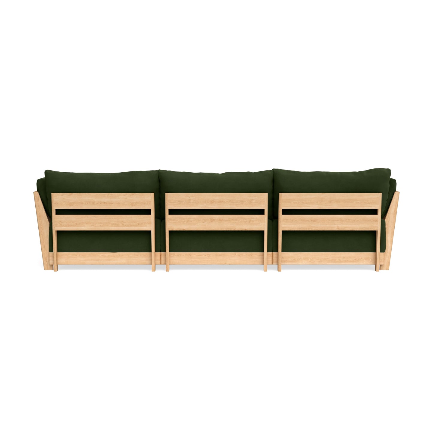 Slipcover Only - Modular Bondi 3-Seater Daybed Sofa Sectional in Tuscan Green
