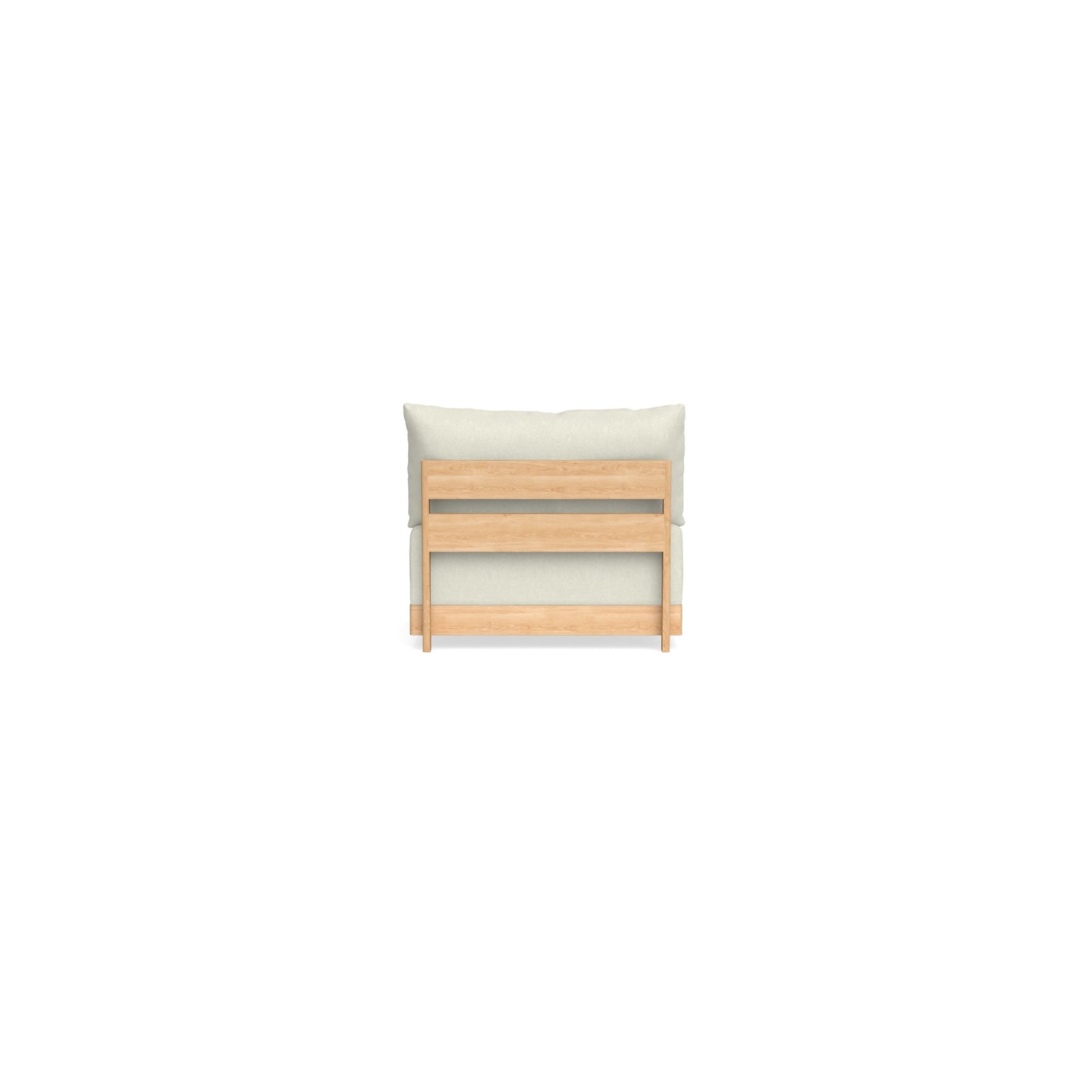 Slipcover Only - Modular Bondi Armless Chair in Eggshell